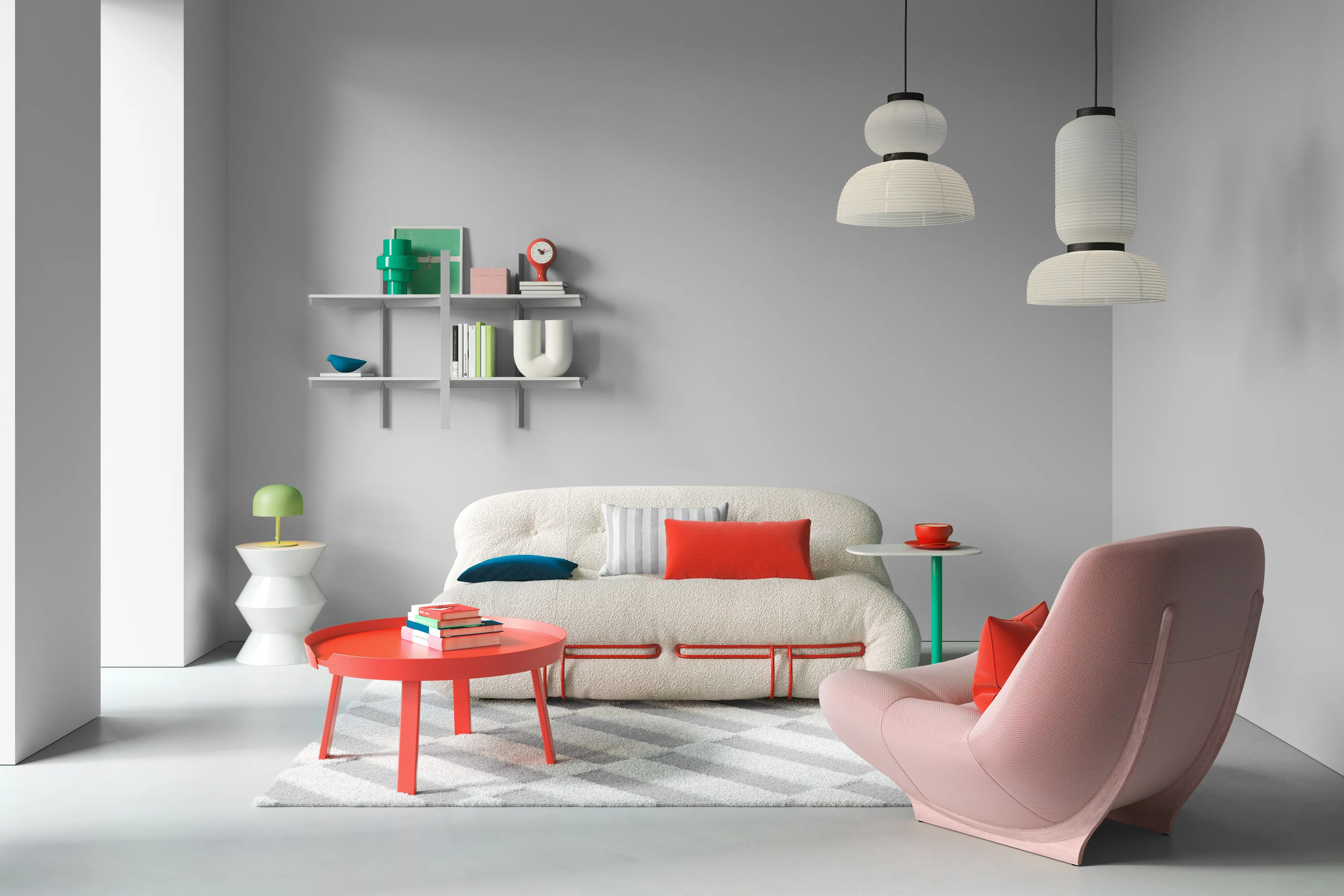 Alpina Wandfarbe Pantone matt vapor blue 2,5 L