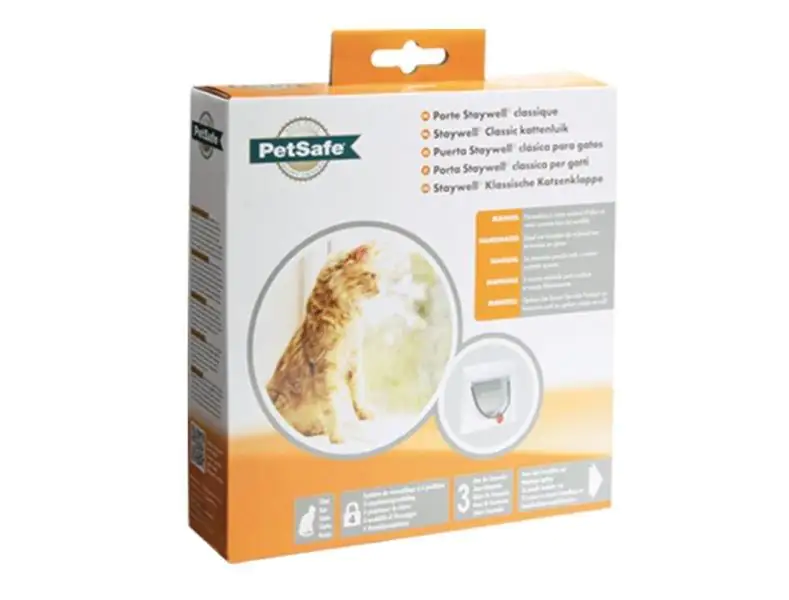 Nobby Katzentür Staywell PetSafe weiß ohne Tunnel Nobby Katzentür Staywell PetSafe weiß ohne Tunnel