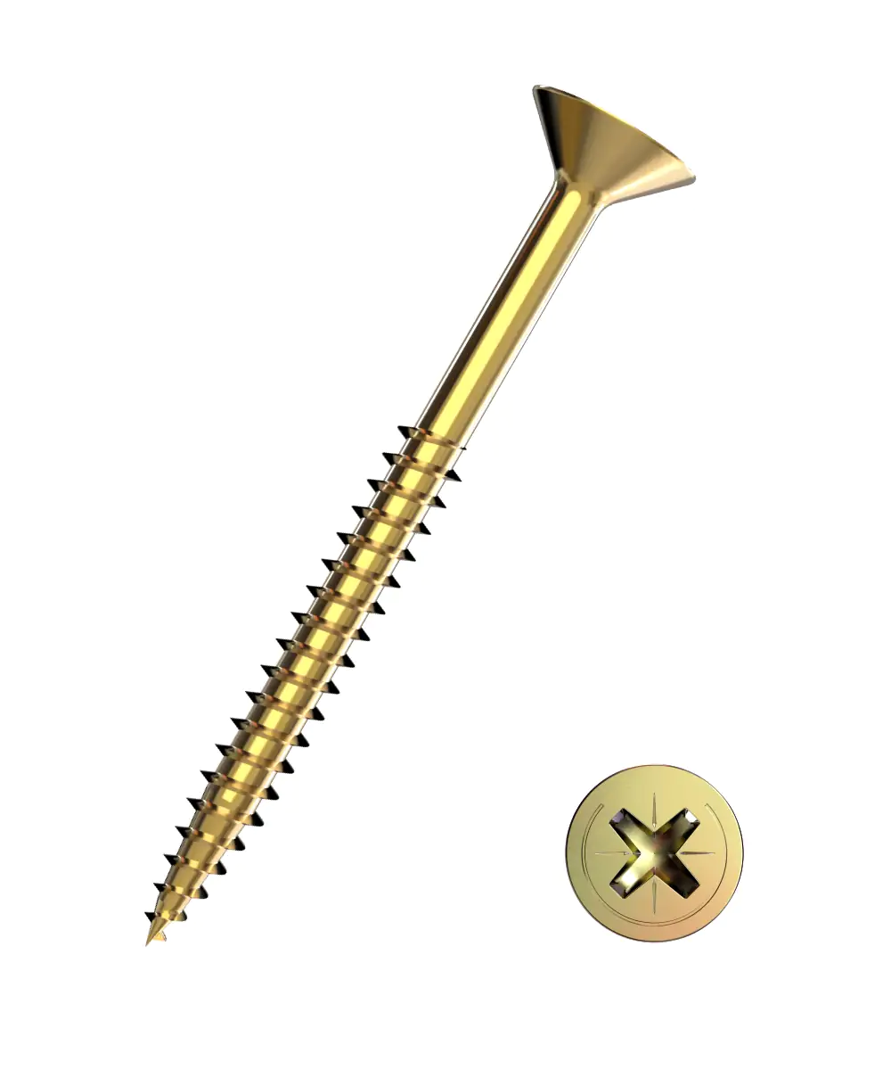 Connex Universalschrauben 5.0 x 80 mm PZ 2 Senkkopf - 175 Stk.