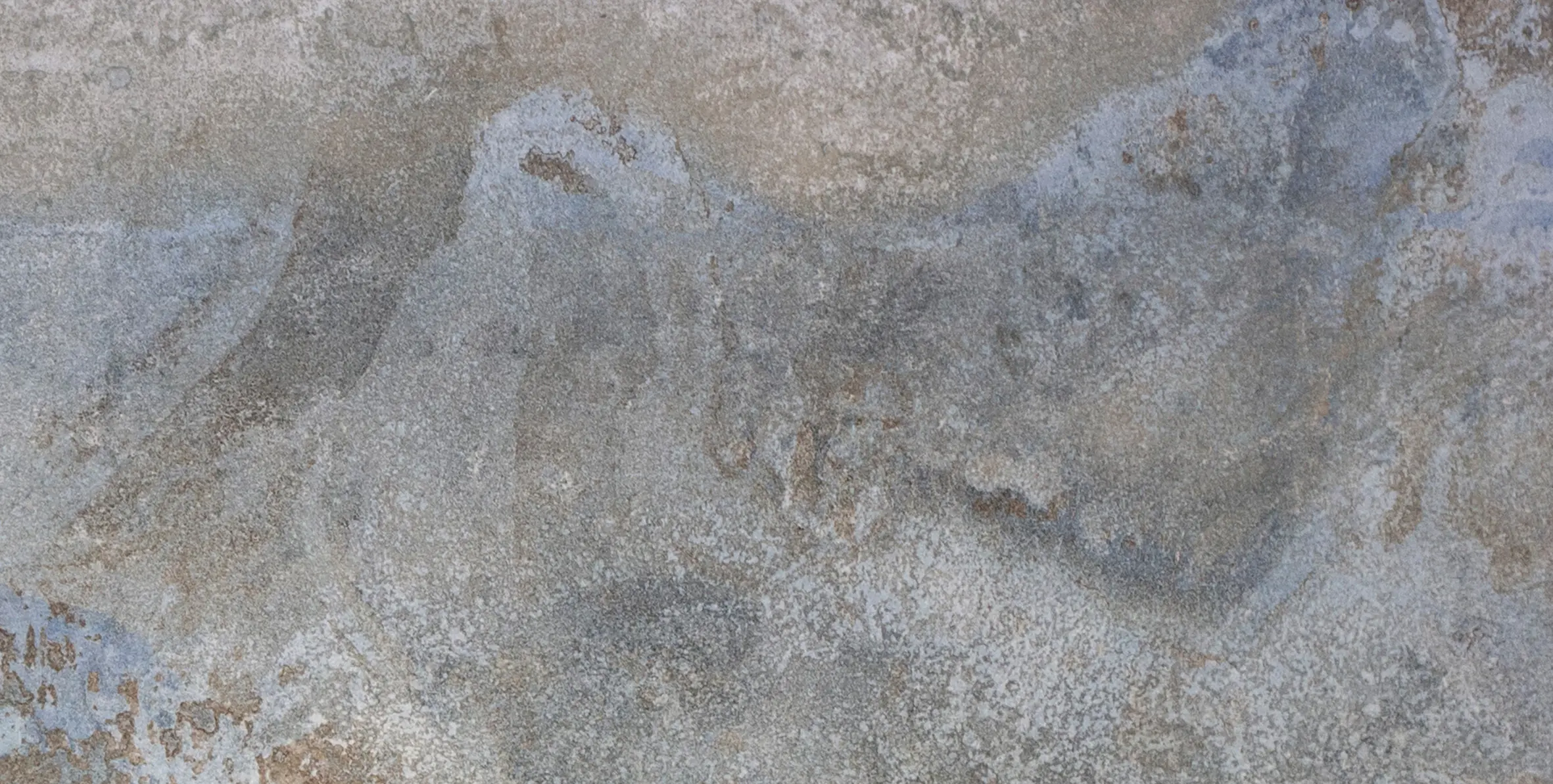 Bodenfliese Feinsteinzeug Travertino teilpol rek 30x60 cm mercan