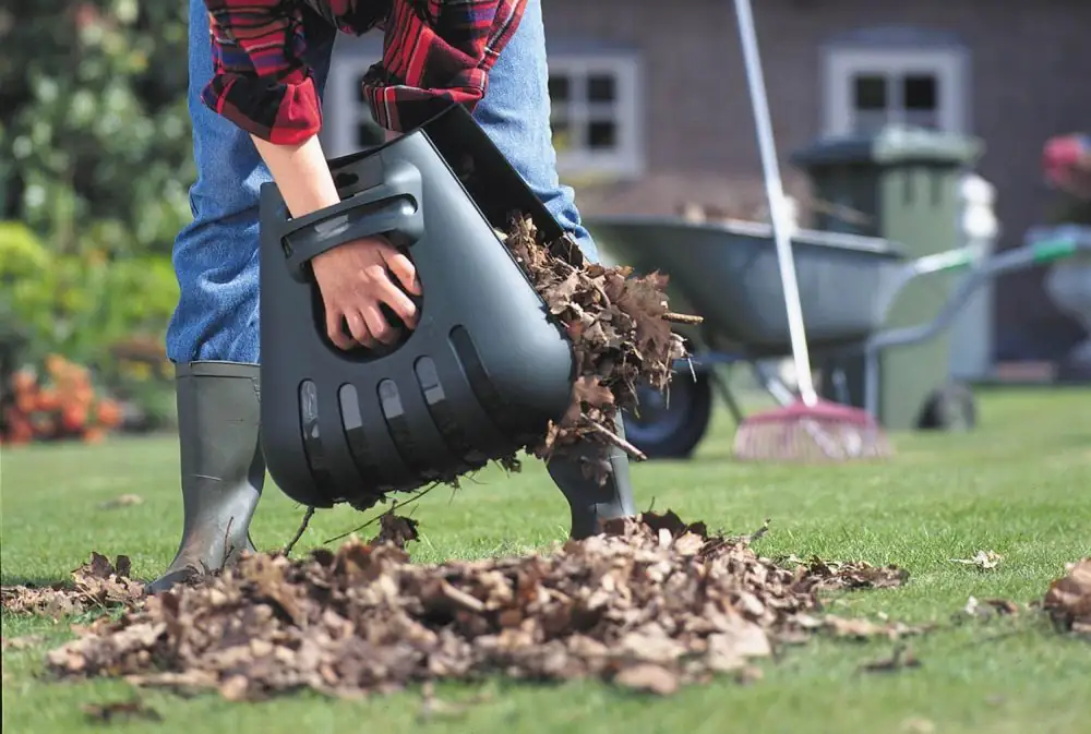 Sunware Laubpicker Scoops Laubsammler grün
