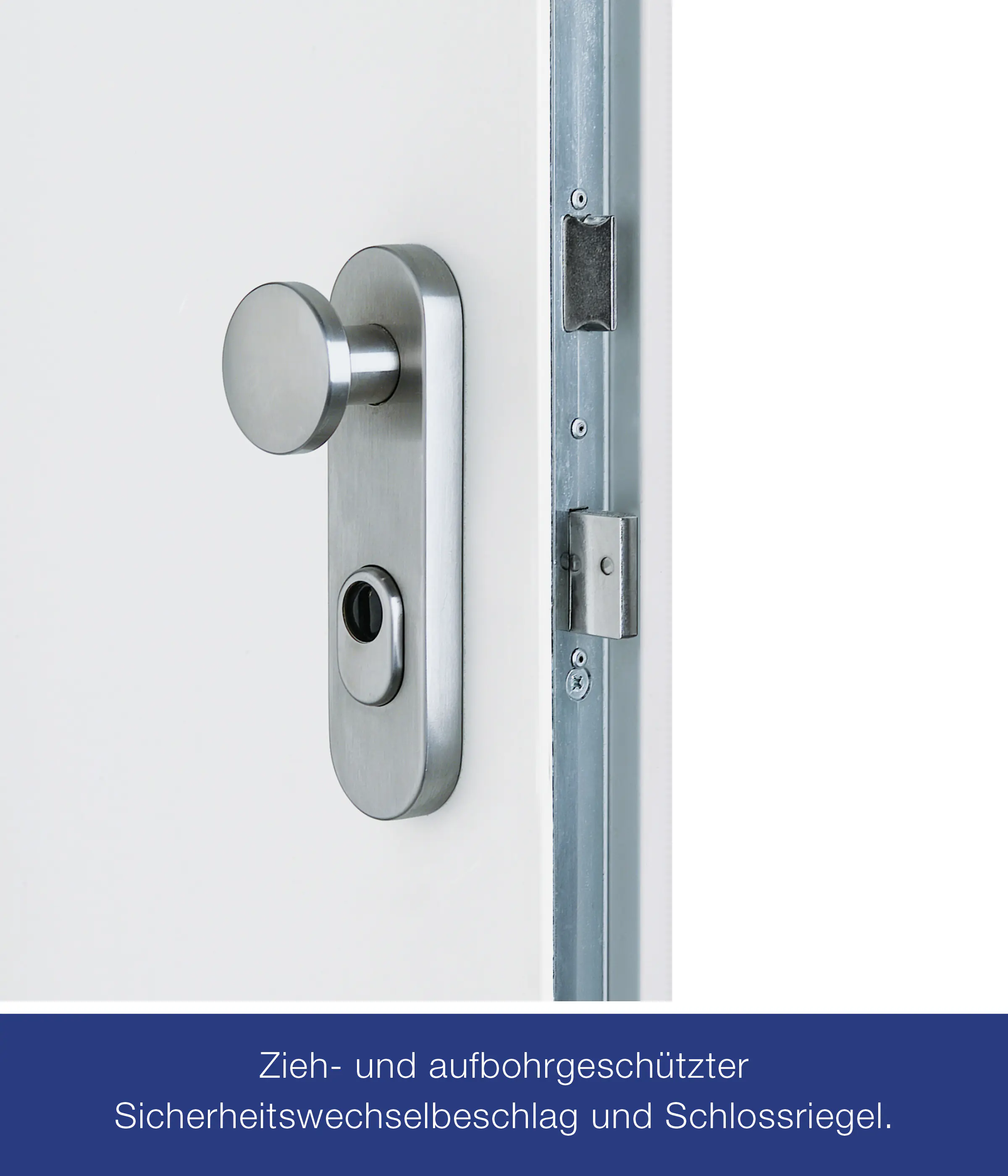 Hörmann Sicherheitstür KSI 40 RC2 verkehrsweiß 75 x 187,5 cm DIN rechts