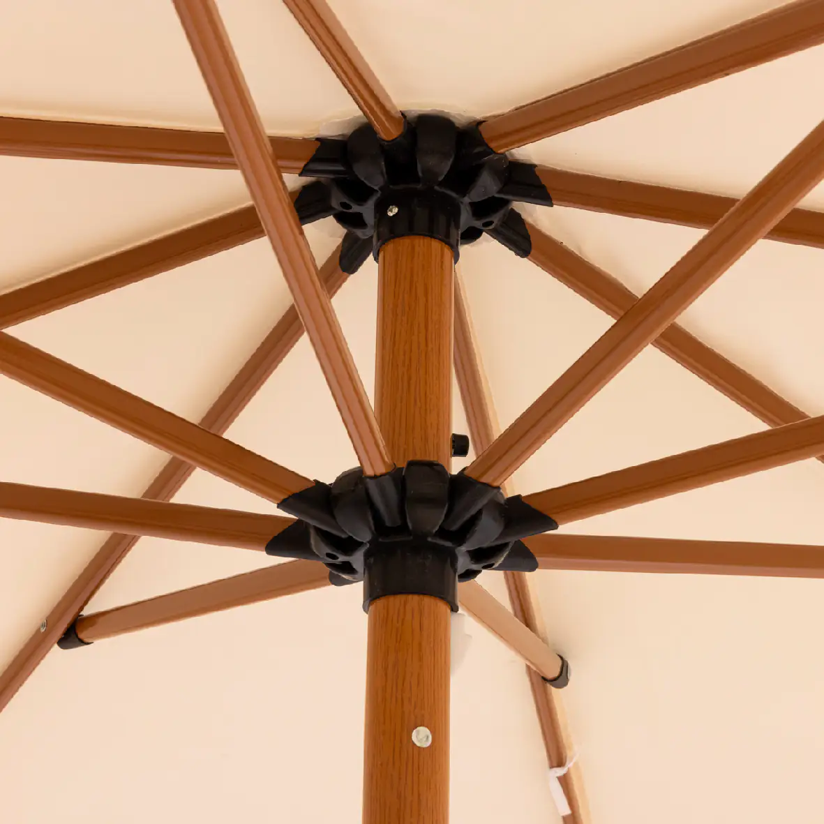 Sonnenschirm Boho cremeweiß mit Fransen Sonnenschirm Boho cremeweiß mit Fransen