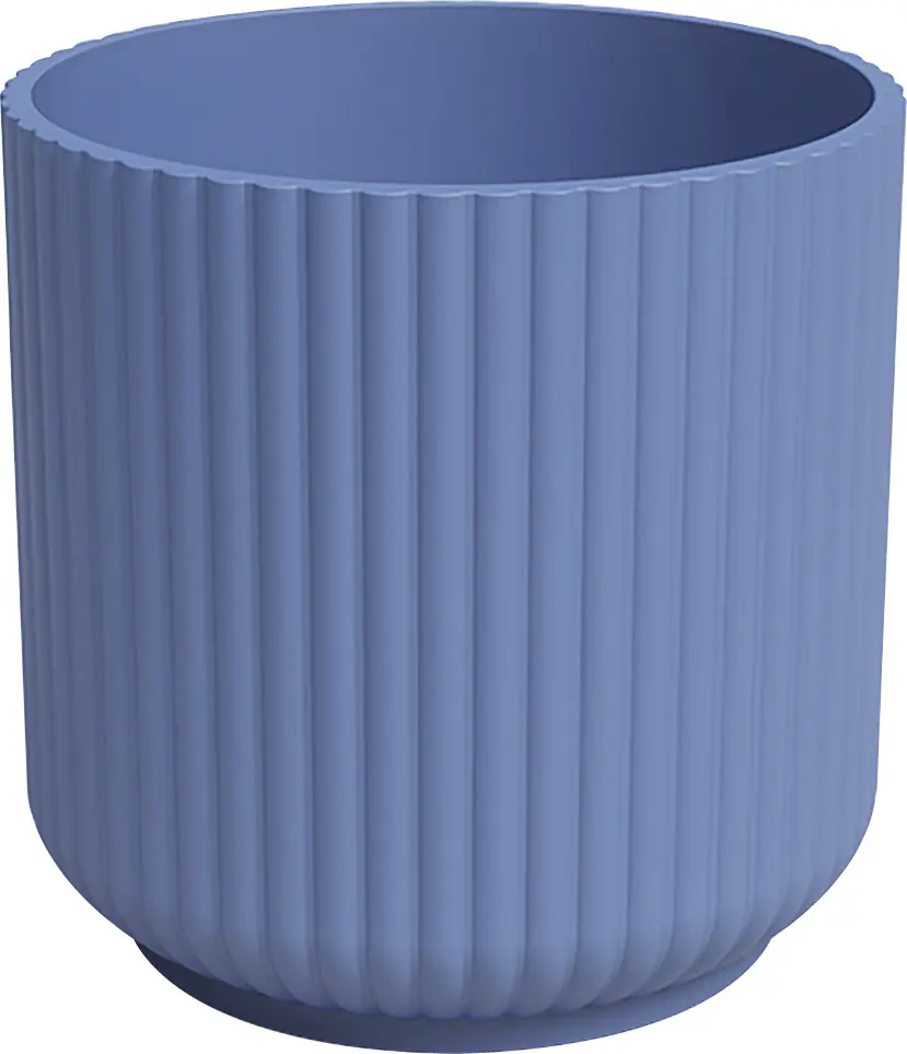 Artevasi Übertopf Luna Keramik blau matt Ø 19 x 17 cm 