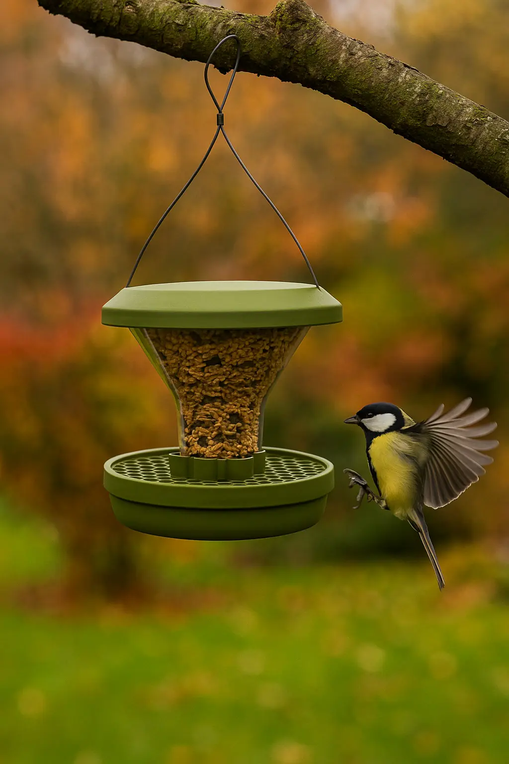 Swissinno Vogelfutterhaus Geneva grün Swissinno Vogelfutterhaus Geneva grün