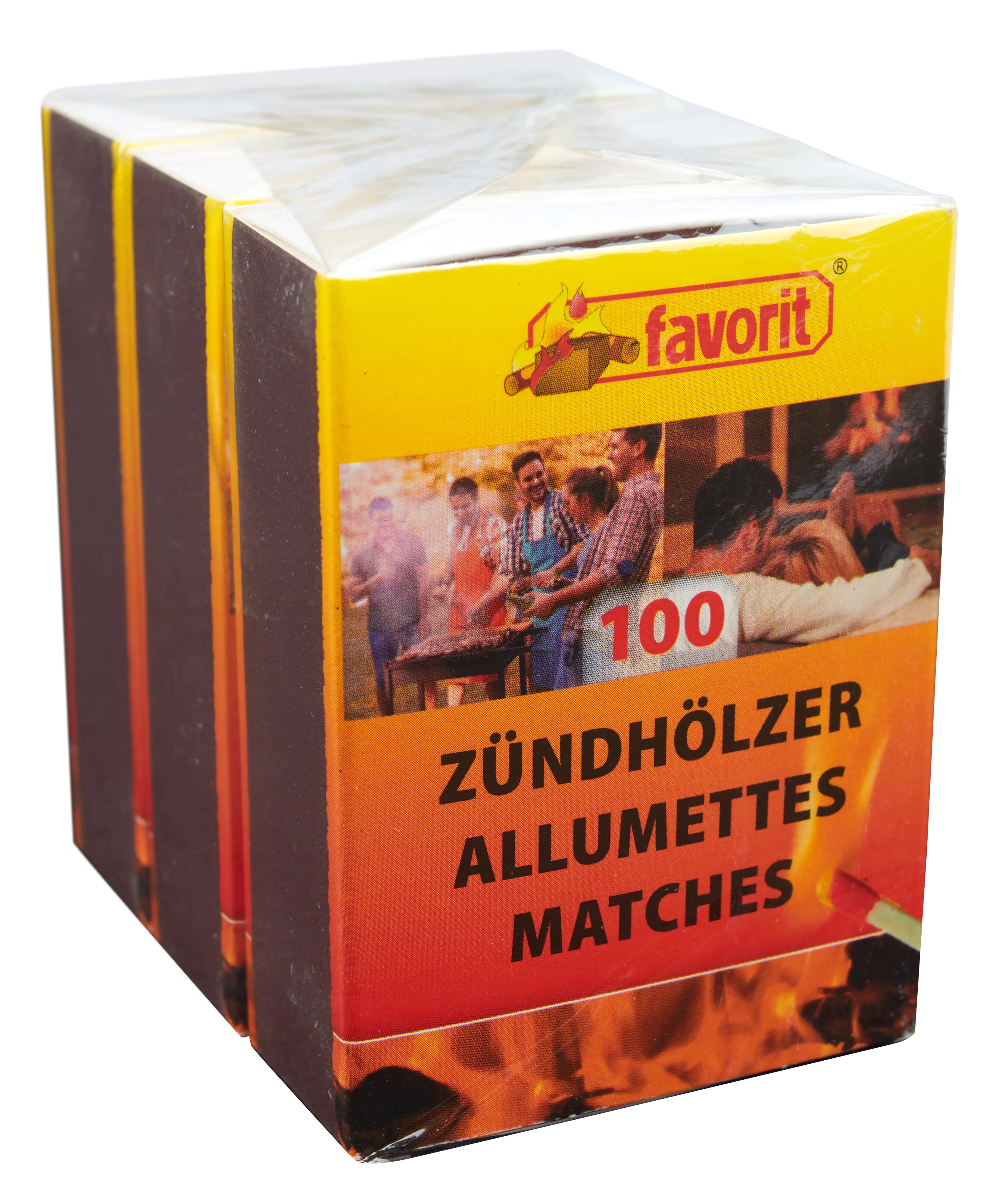 Favorit Zündhölzer 5,5 cm 3er- Pack