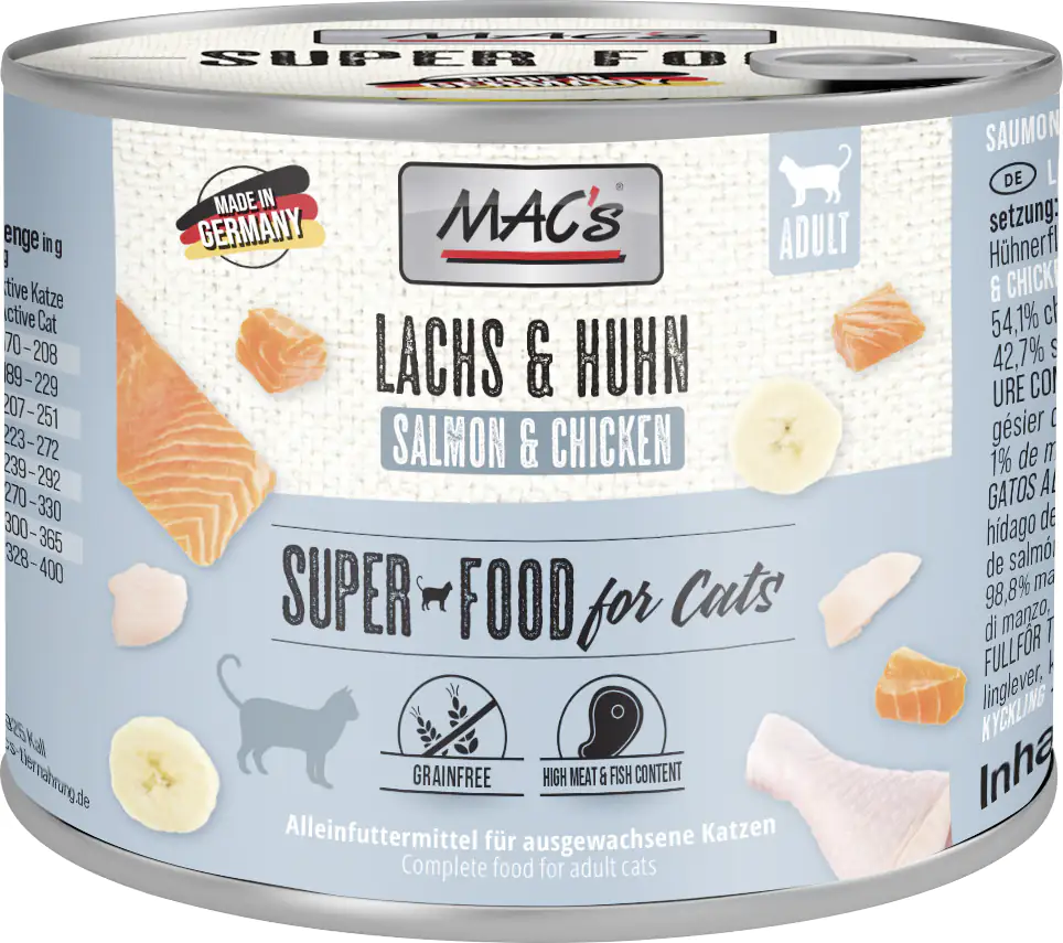 Macs Cat Lachs & Hühnchen 200 g