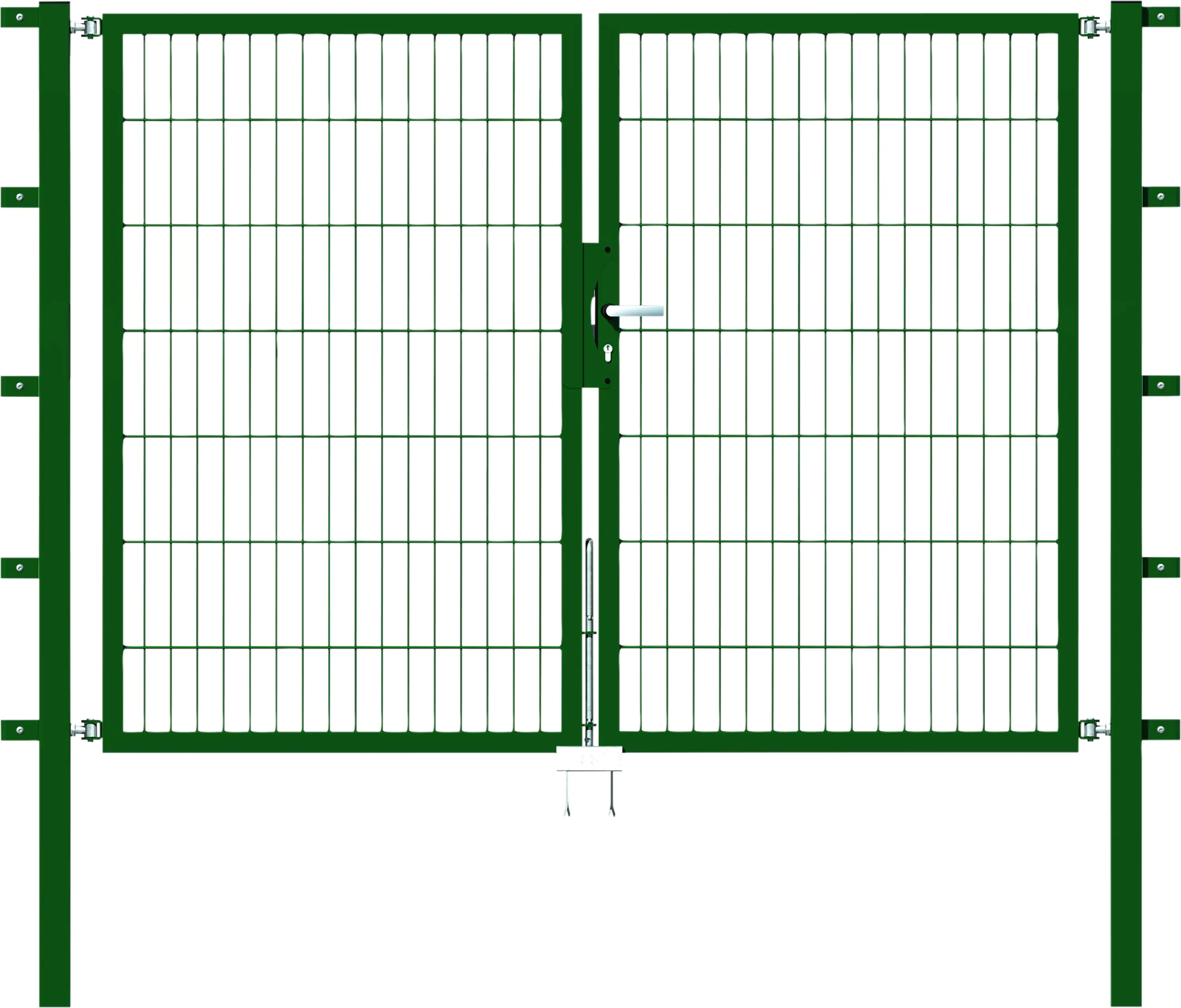 Alberts Stabgitter Doppeltor Flexo 200 x 140 cm 6/5/6 grün zE