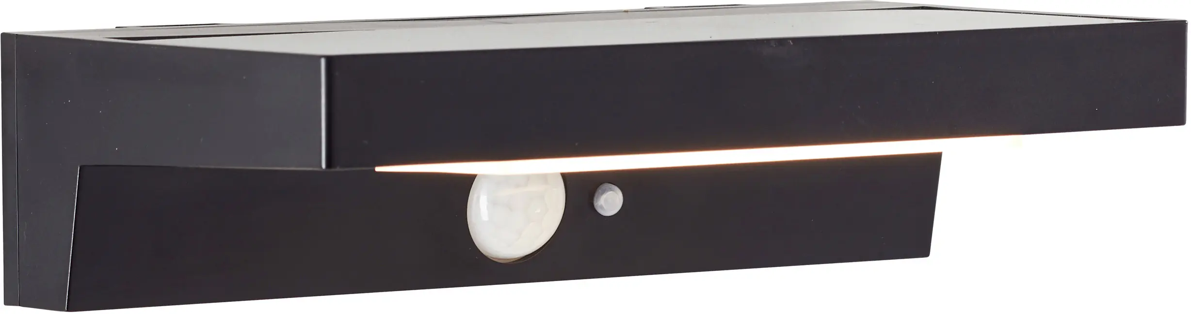 Brilliant Solar-Außenwandleuchte Barker 3W neutralweiß Bewegungsmelder