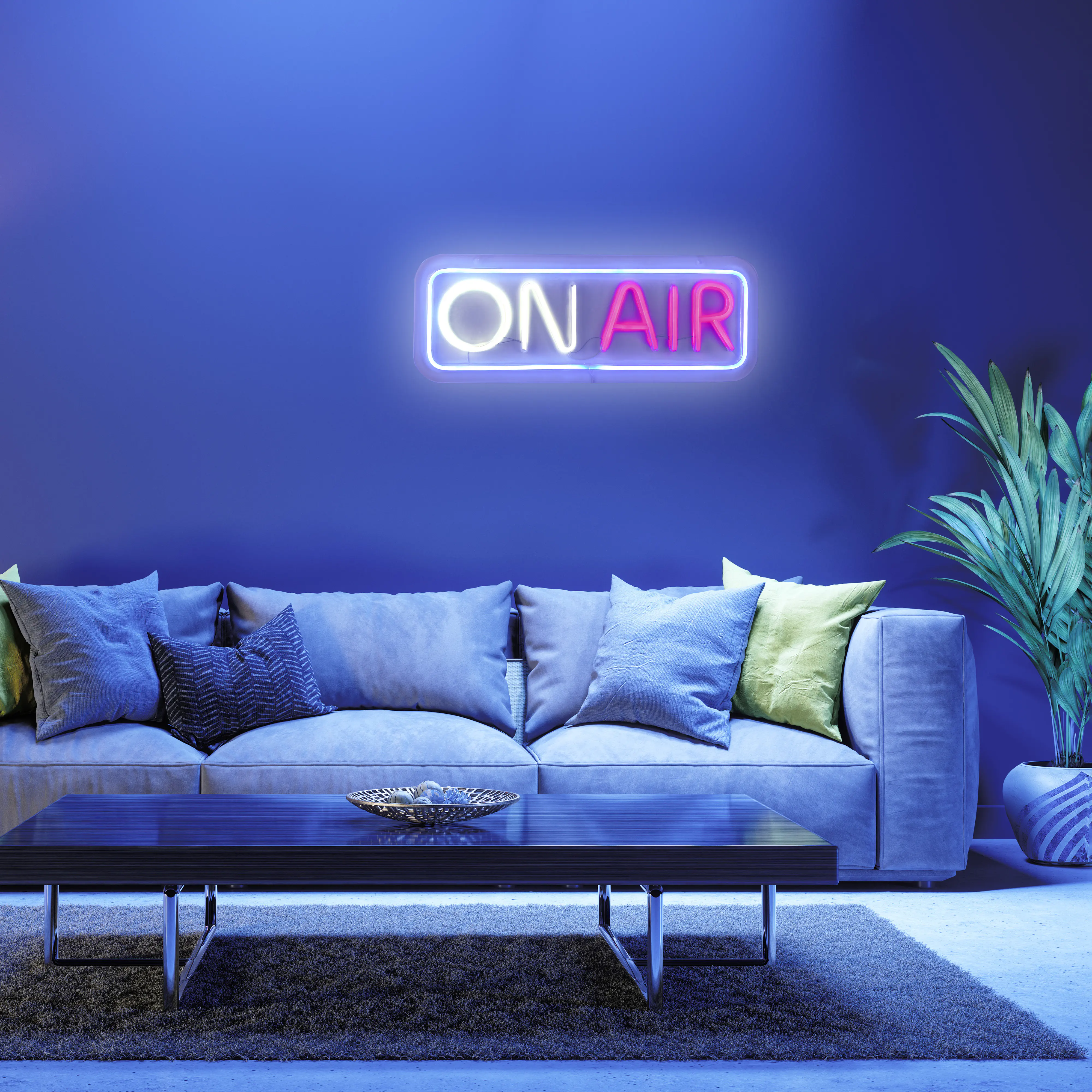 Just light LED Dekoleuchte On Air 60 x 1,5 x 22 cm Just light LED Dekoleuchte On Air 60 x 1,5 x 22 cm