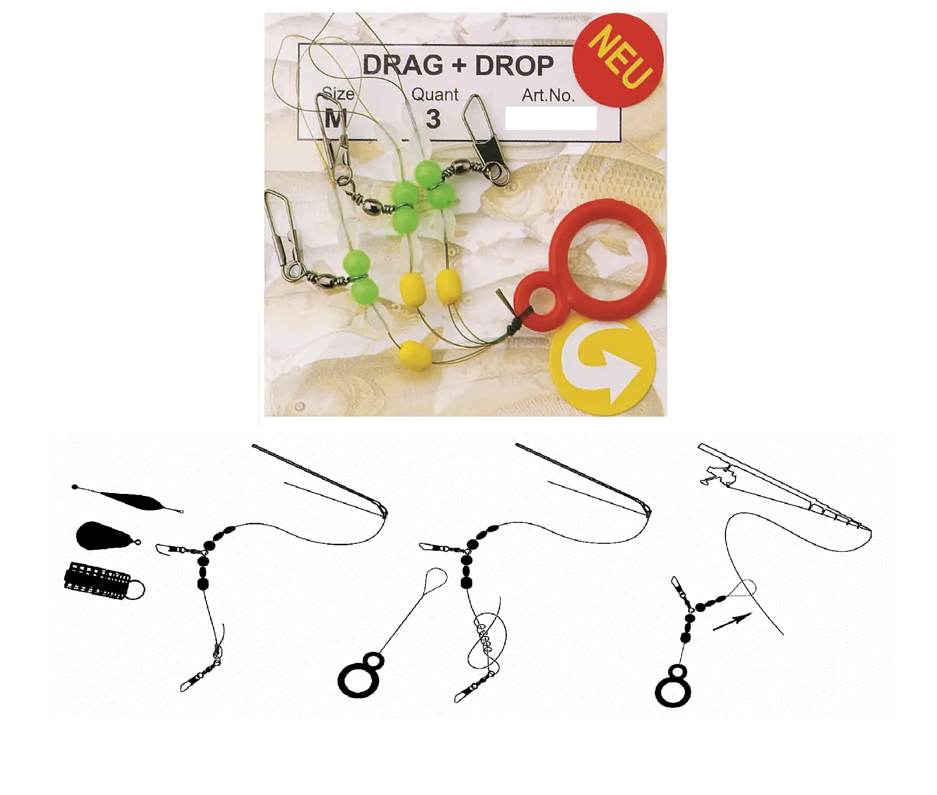 Paladin Drag + Drop Größe S 3 Stück 