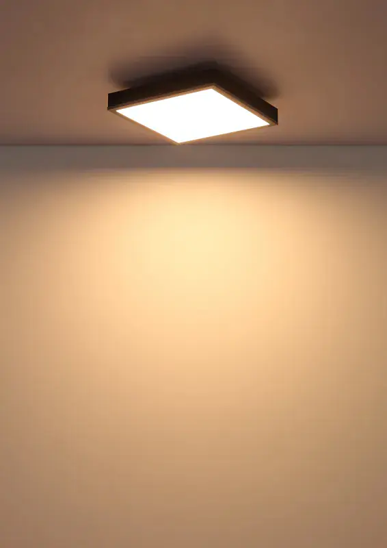 Globo Deckenleuchte Doro 30 x 30 cm L x B silber warmweiß