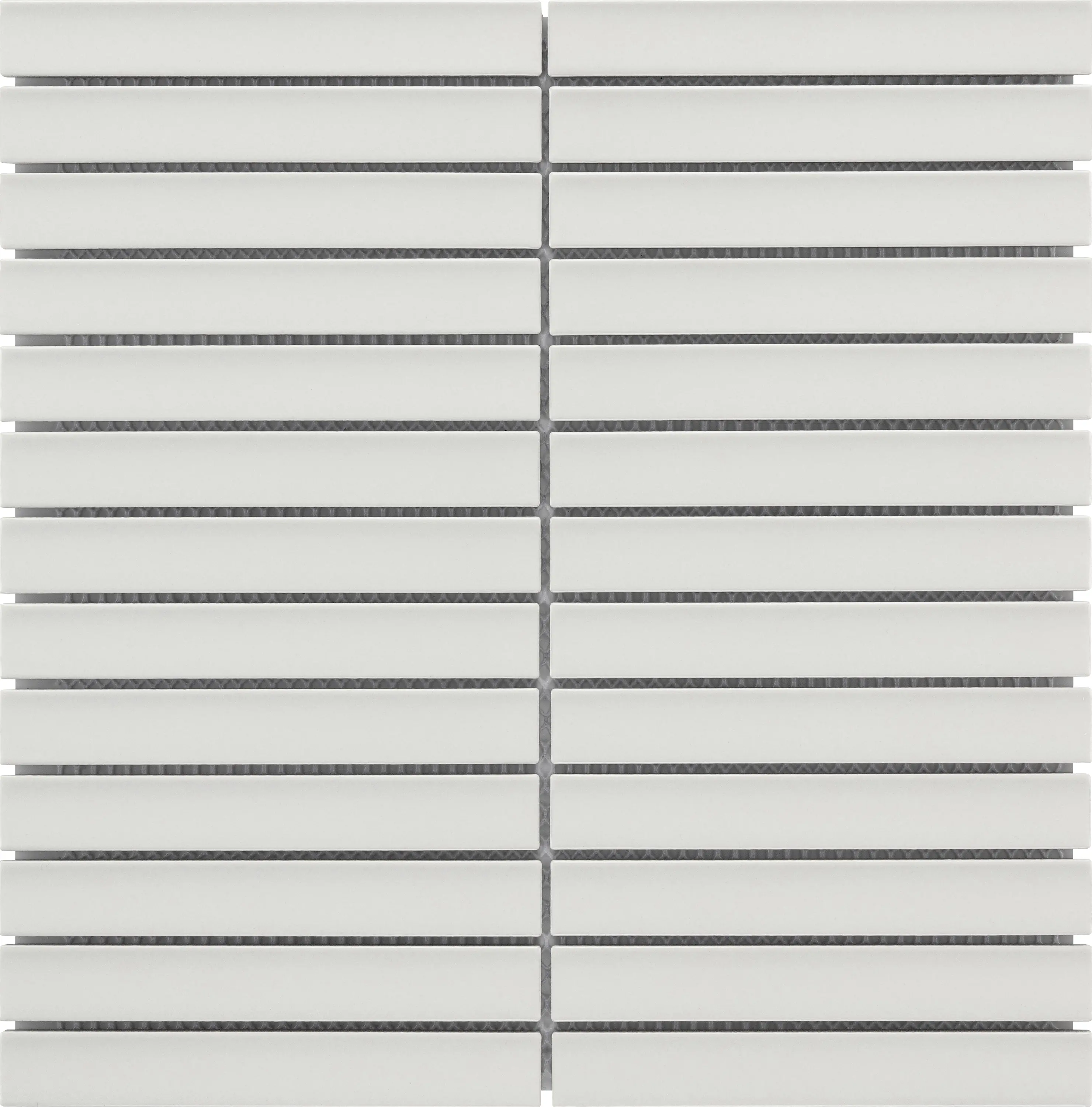 KNG Mosaikfliese Sticks 29,6 x 29,9 cm weiß matt