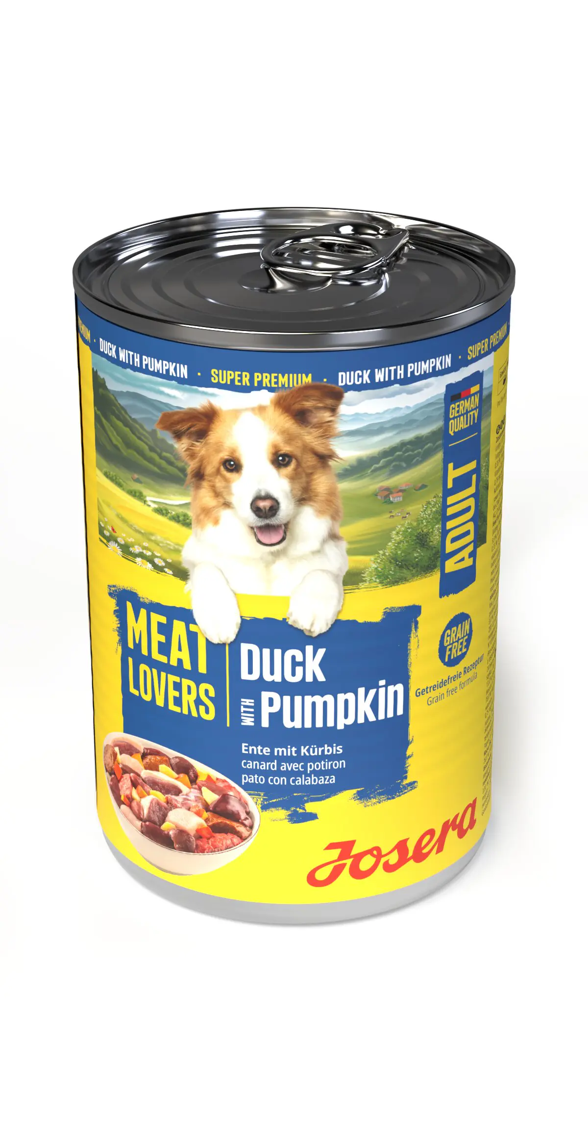 Josera Meatlovers Hundenassfutter Adult 800 g Ente & Kürbis  