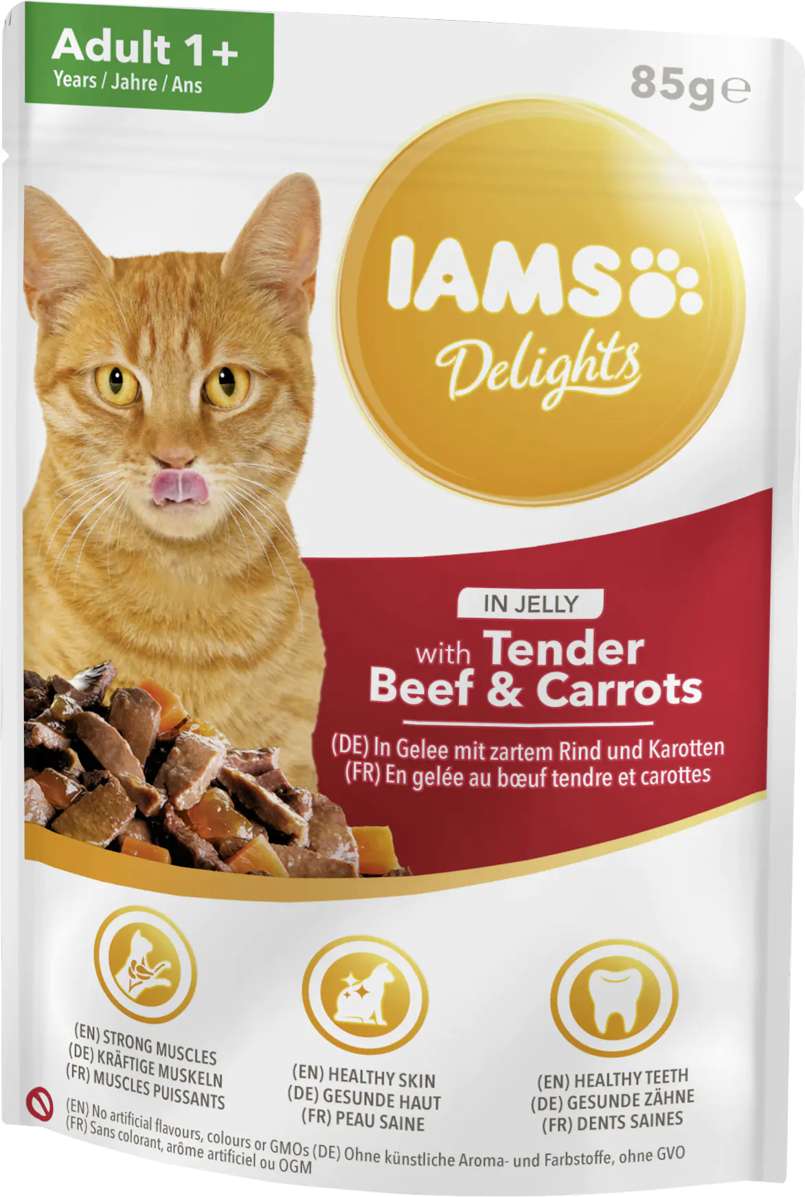 IAMS Delights Erw Rind & Karotten 85g 85g