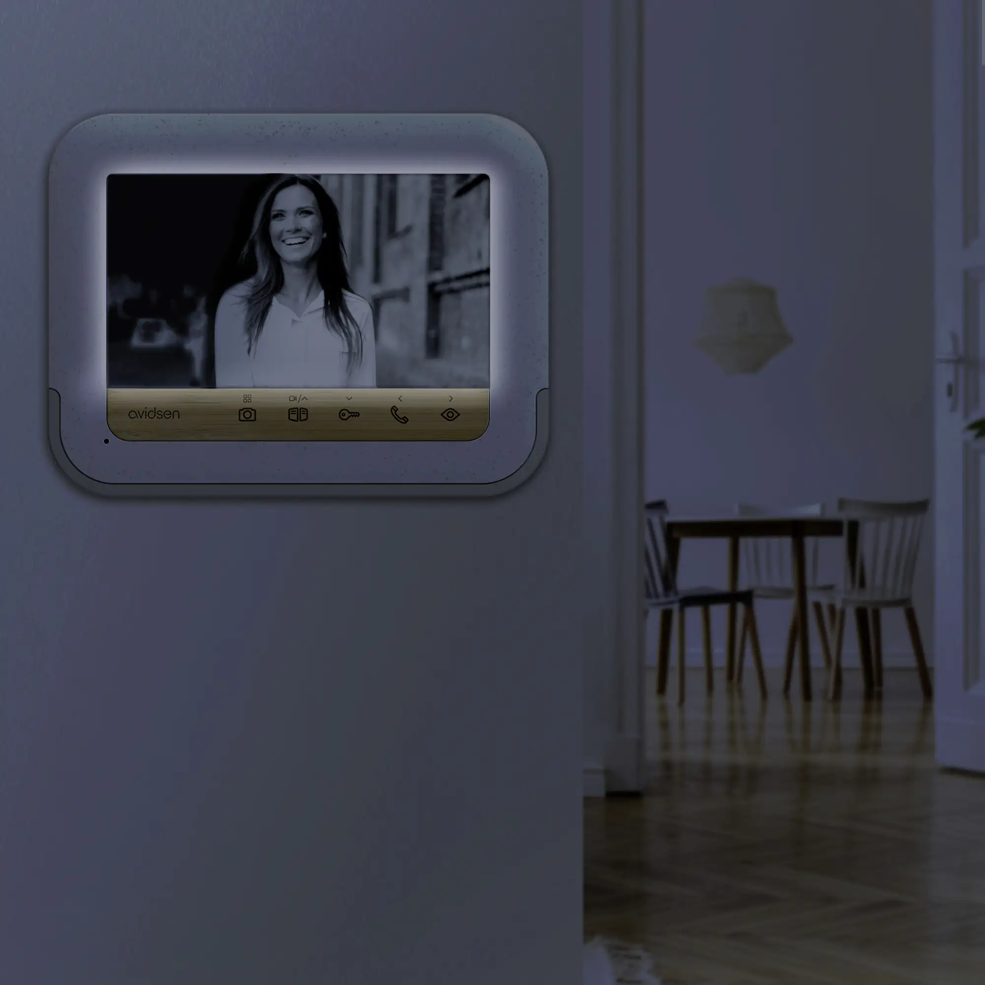 Avidsen Türsprechanlage BambooView  7-Zoll Bildschirm, Video-Gegensprechanlage Avidsen Türsprechanlage BambooView  7-Zoll Bildschirm, Video-Gegensprechanlage