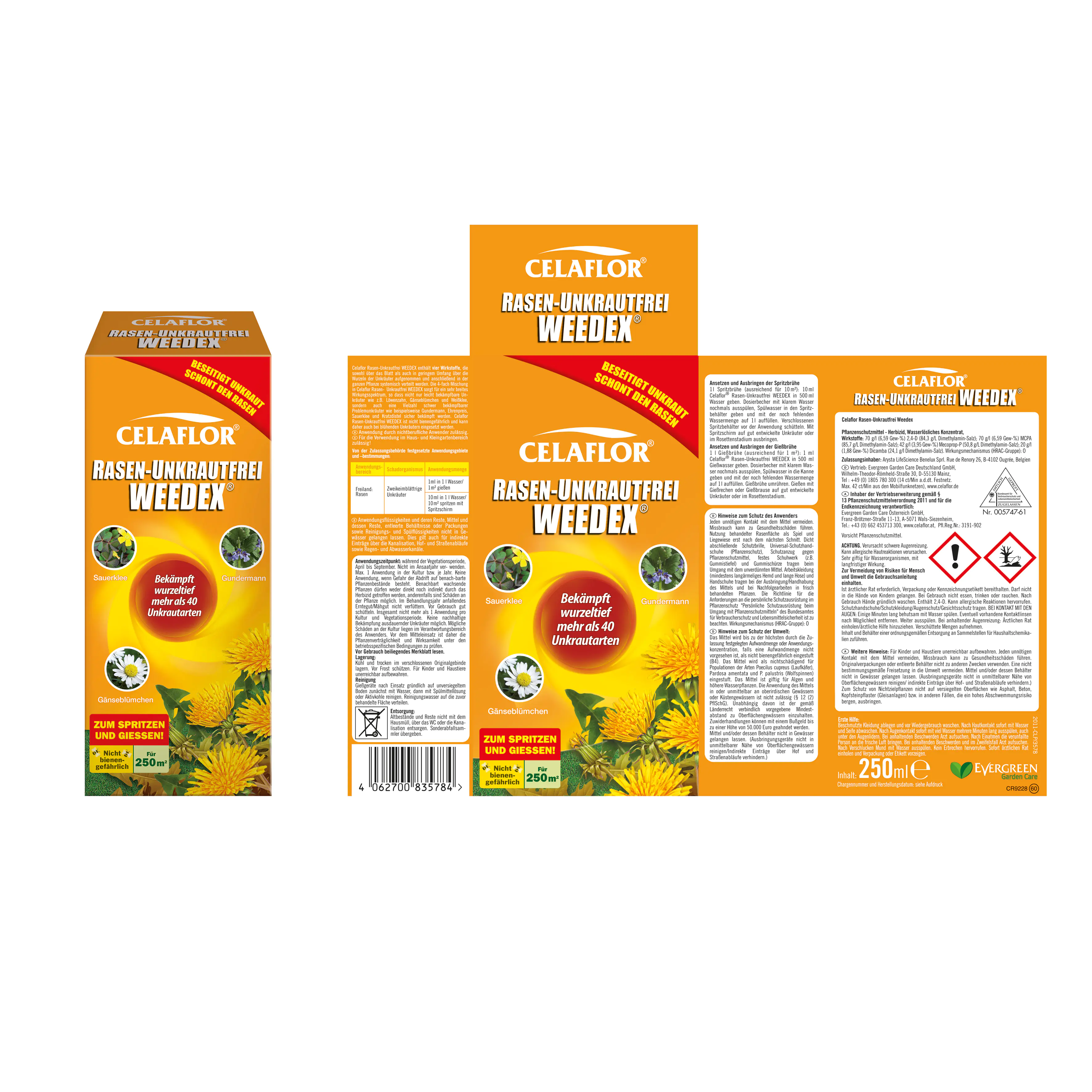 Celaflor Rasen-Unkrautfrei Weedex 250 ml Celaflor Rasen-Unkrautfrei Weedex 250 ml