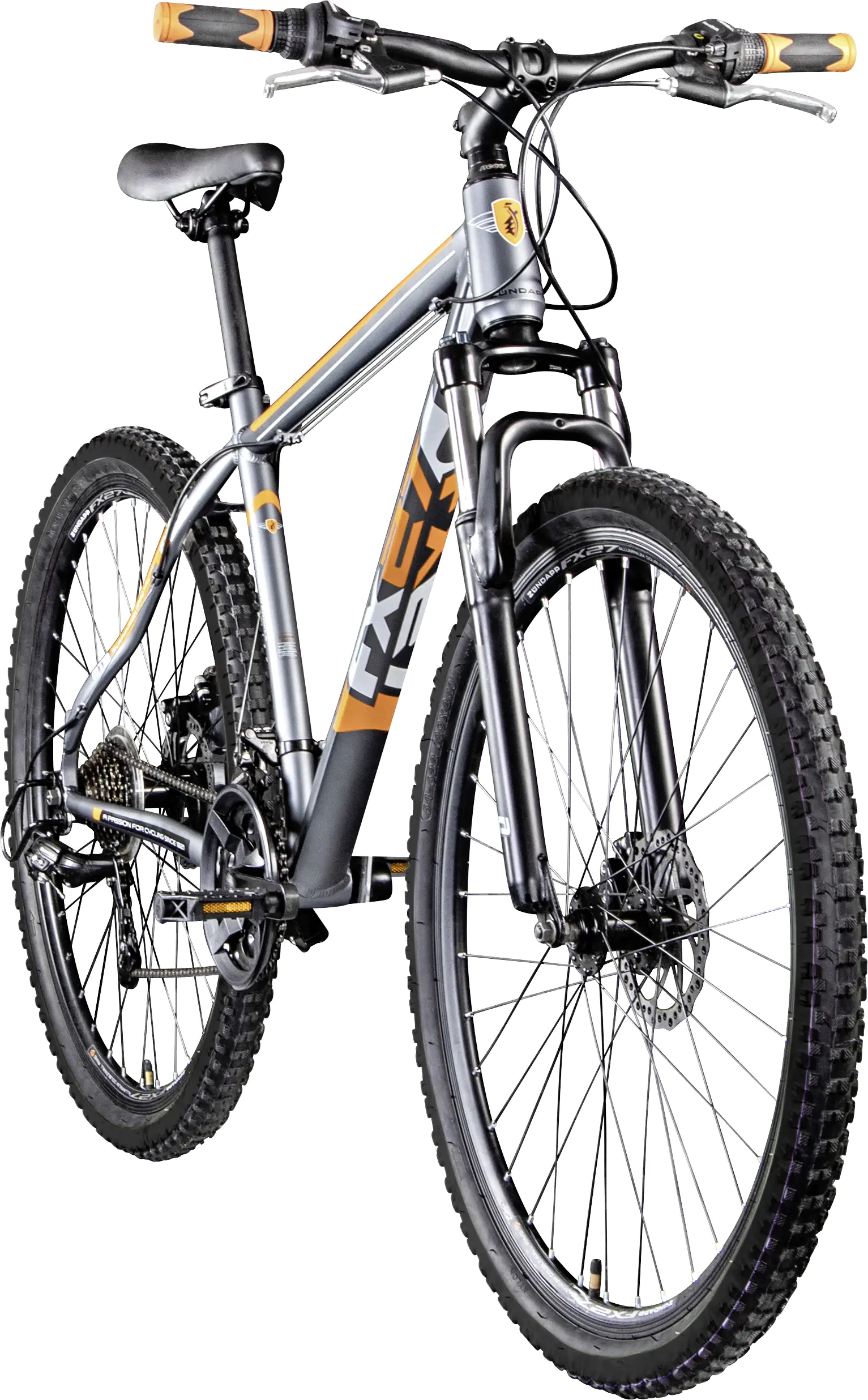 Zündapp Mountainbike FX27 27,5 Zoll RH 48 cm 21-Gang grau orange Zündapp Mountainbike FX27 27,5 Zoll RH 48 cm 21-Gang grau orange