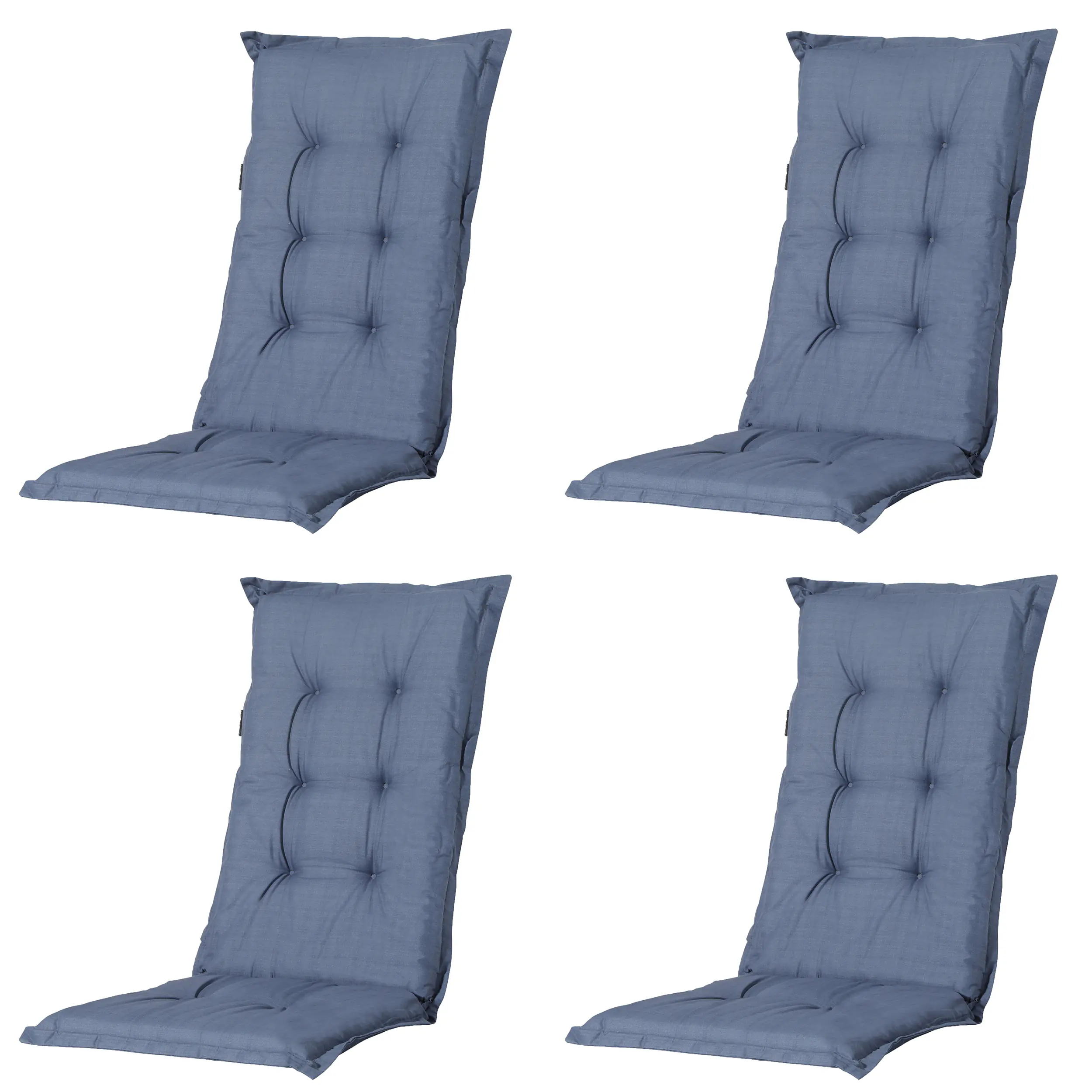 Jardin Garten-Essgruppe Aruba + Elise 4 Personen Kunststoff mit Auflagen graphit/kobalt