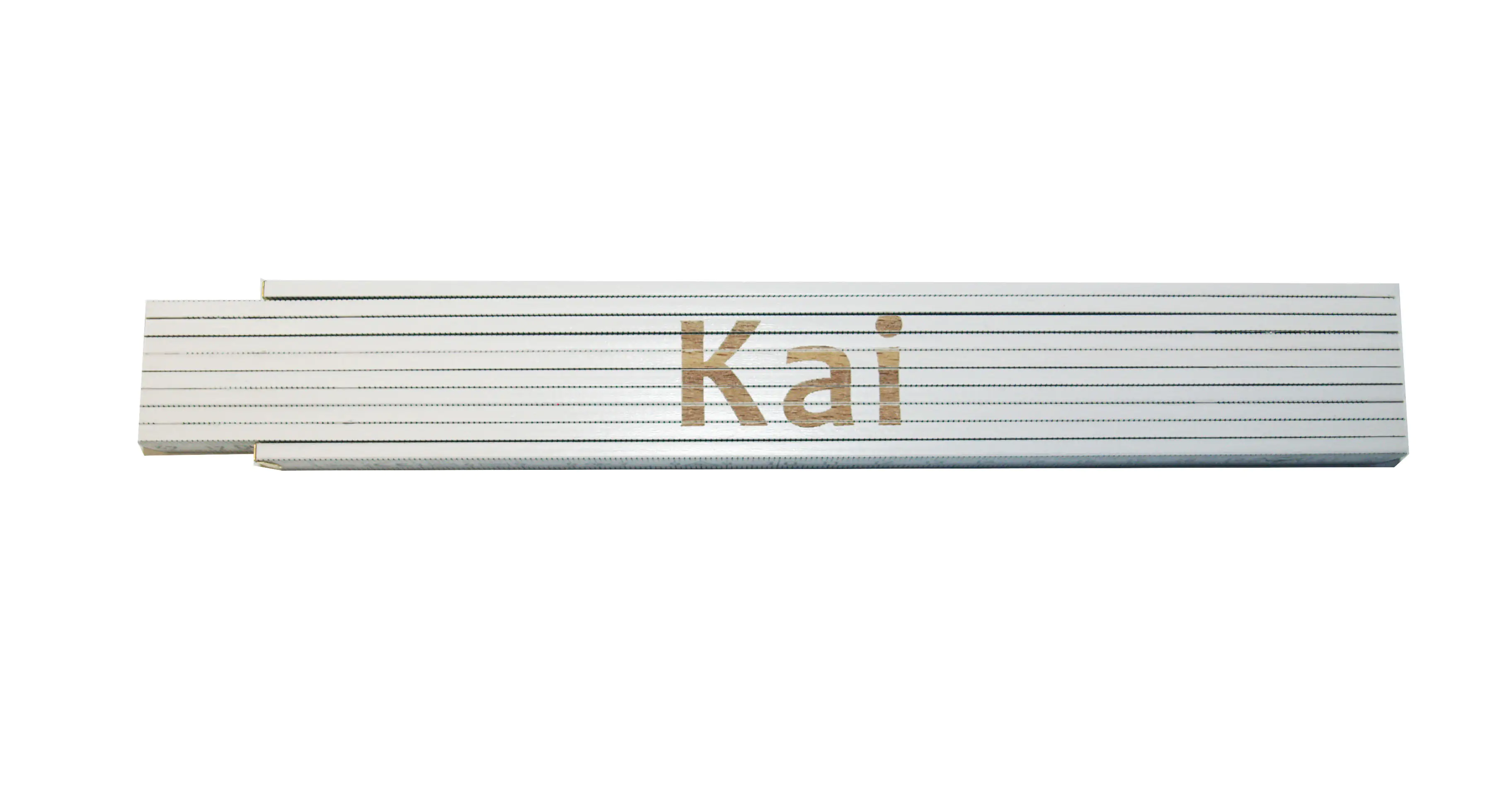 Zollstock Kai 2 m weiß