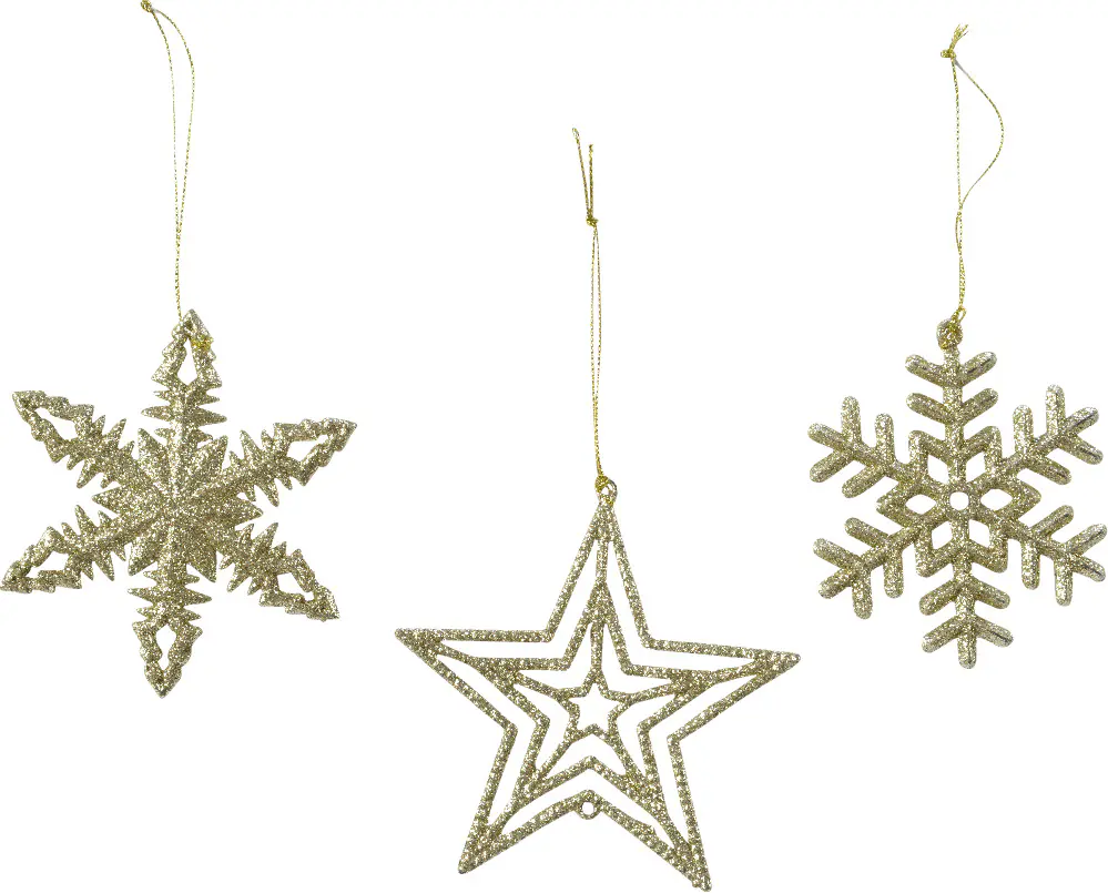 Kaemingk goldene Weihnachtsanhänger