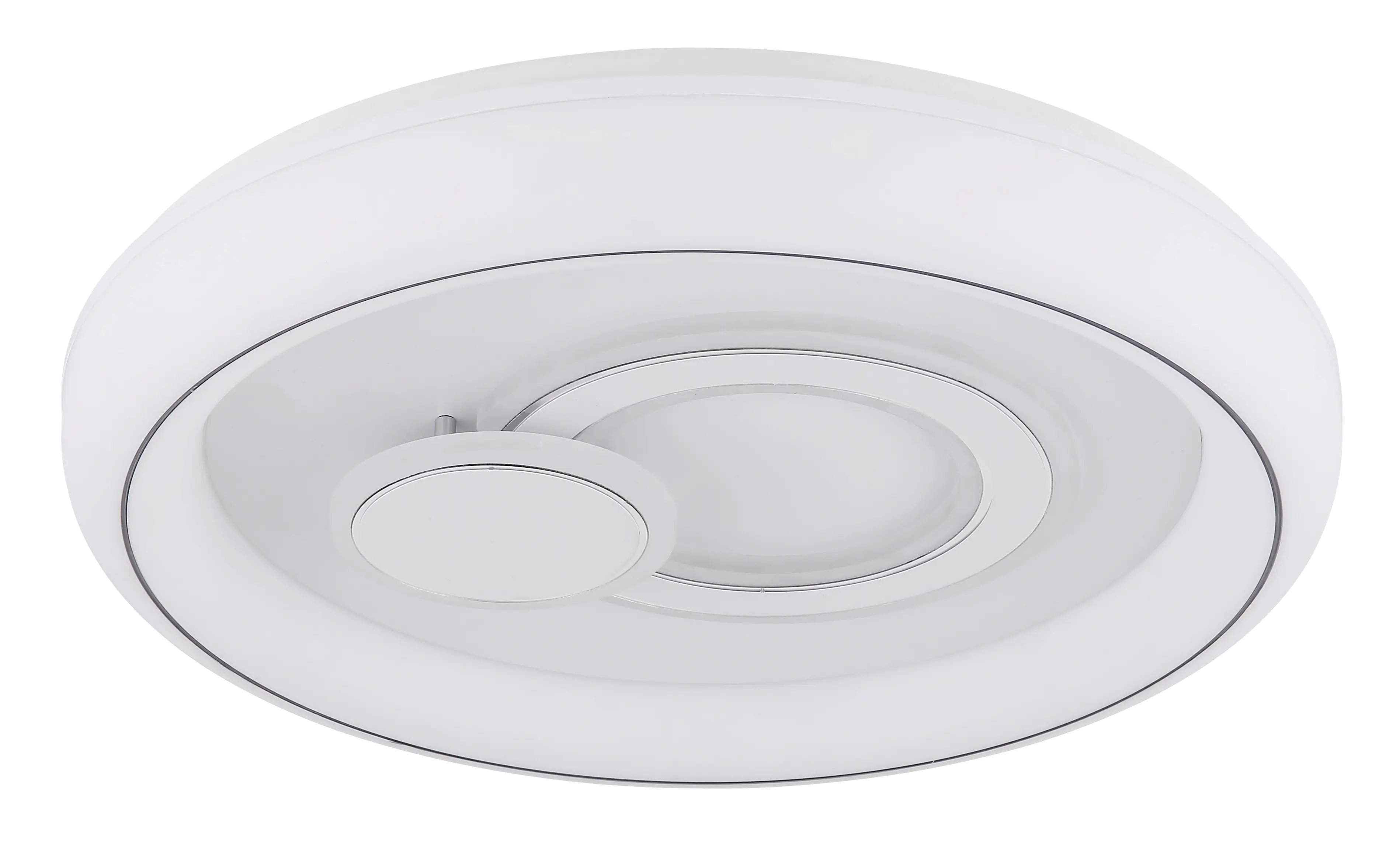 Globo Deckenleuchte Ruiz 48 x 7,5 cm (Ø x H) weiß matt warmweiß-kaltweiß