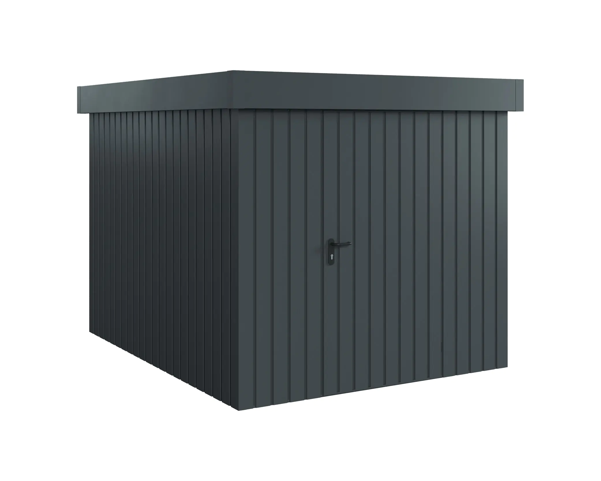 EcoStar Metallgerätehaus Euroline EFD6 anthrazit 214 x 262 cm 1-flg. EcoStar Metallgerätehaus Euroline EFD6 anthrazit 214 x 262 cm 1-flg.