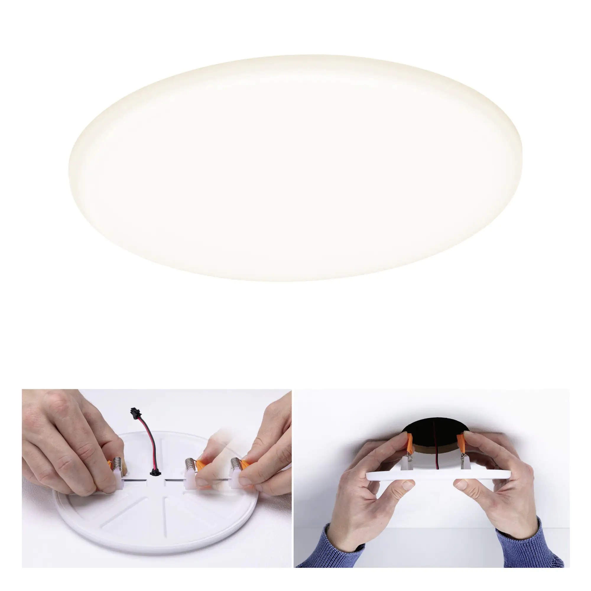 Paulmann Einbauleuchte LED Veluna Varifit rund Ø 18,5 cm 17 W satin