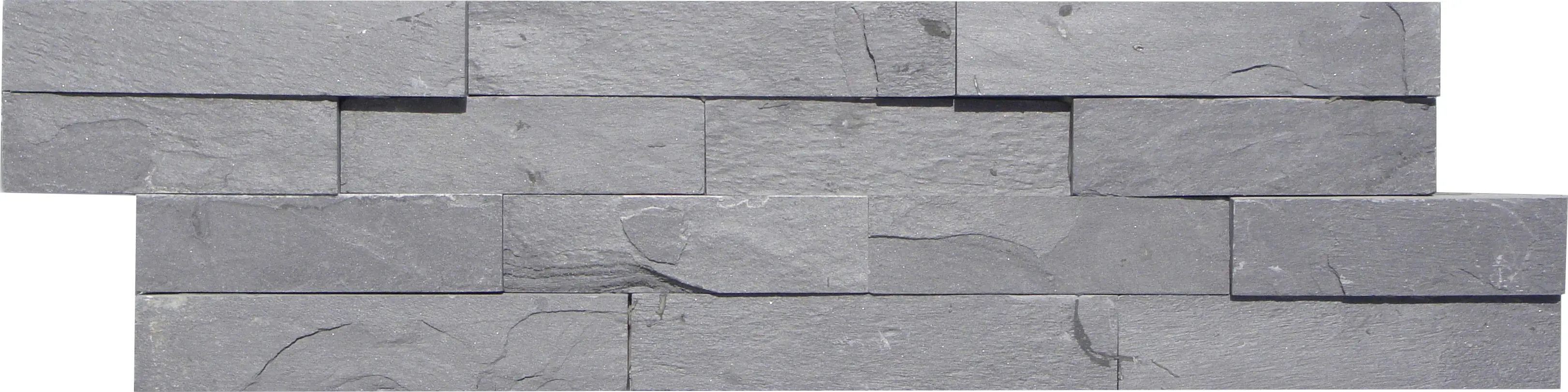Verblendstein schiefer 60 x 15 cm schwarz
