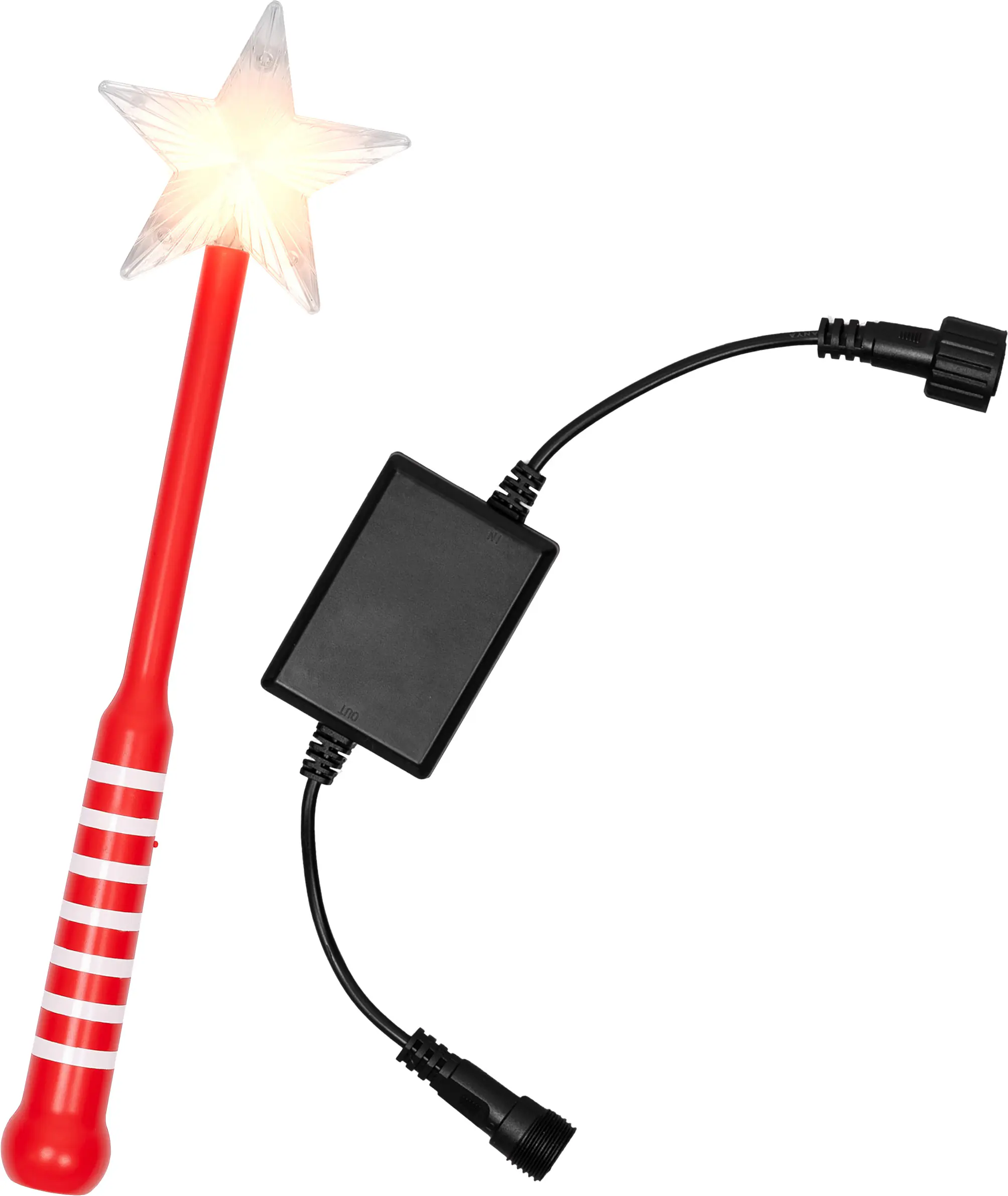 Zauberstab mit Empfänger für Lichterketten & Leuchten