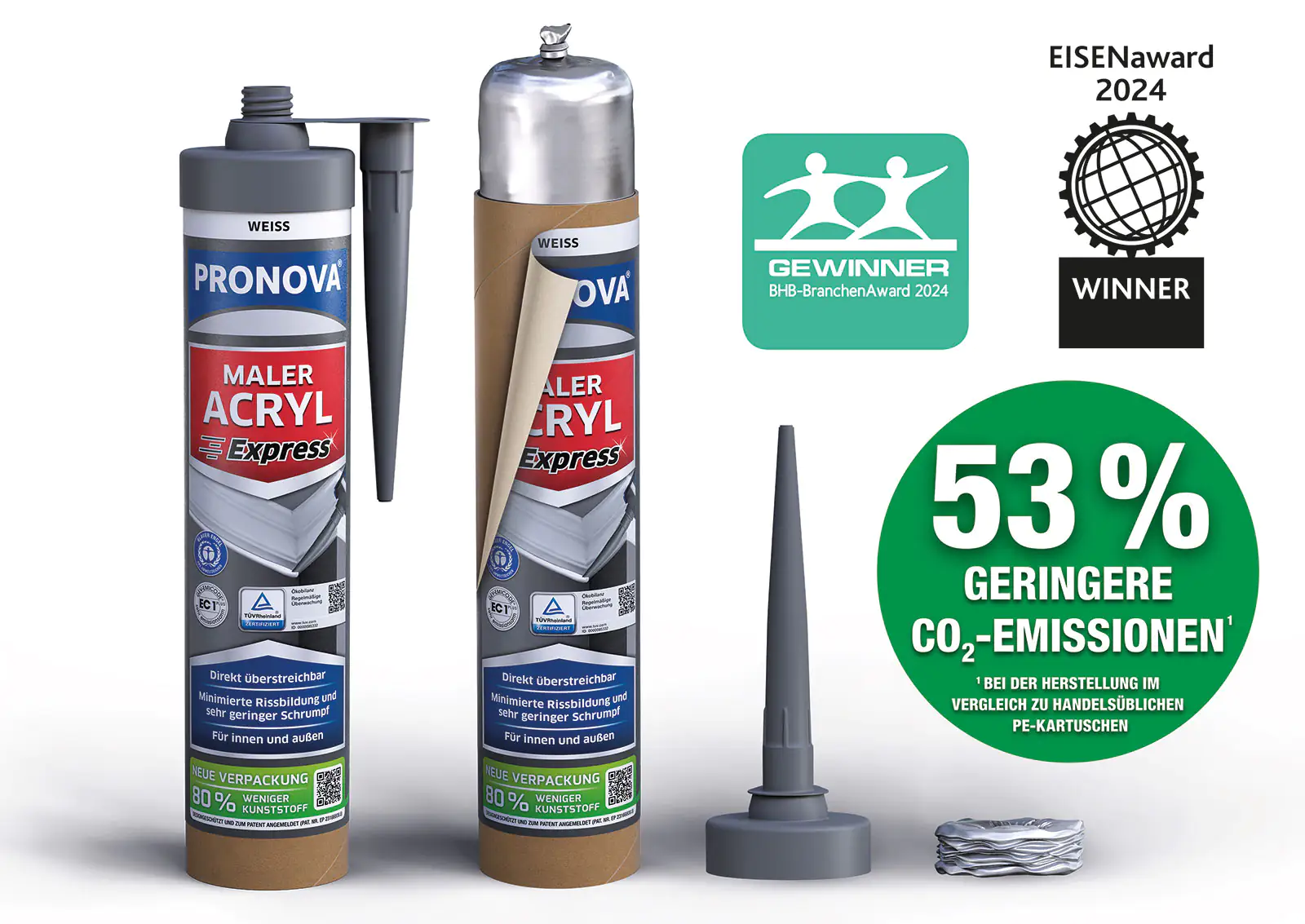 PRONOVA ECO Maler Acryl Express 280 ml weiß