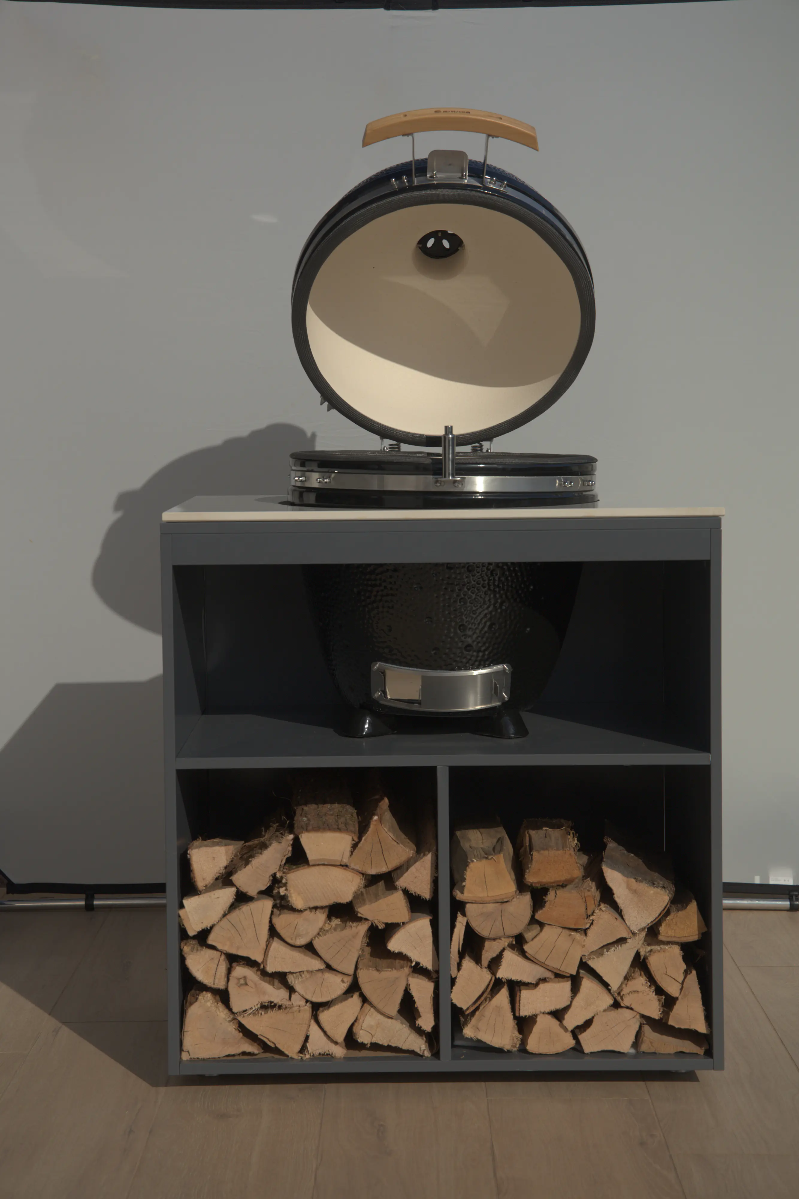 Bellano Living Element für Outdoorküchen inkl. Kamado Grill anthrazit Bellano Living Element für Outdoorküchen inkl. Kamado Grill anthrazit