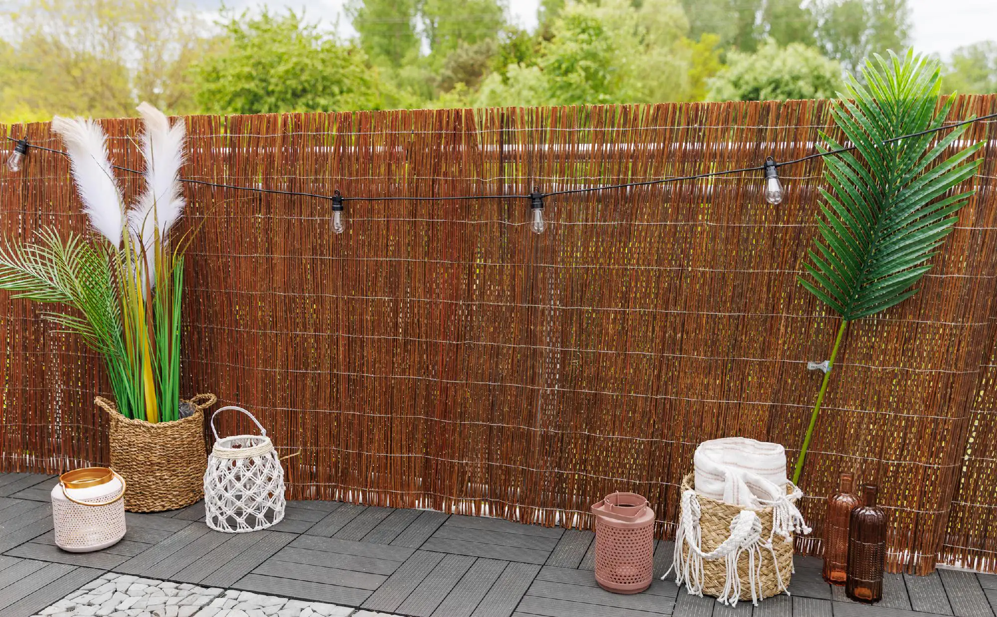 Weidenmatte 1,5 x 3 m Weidenmatte 1,5 x 3 m