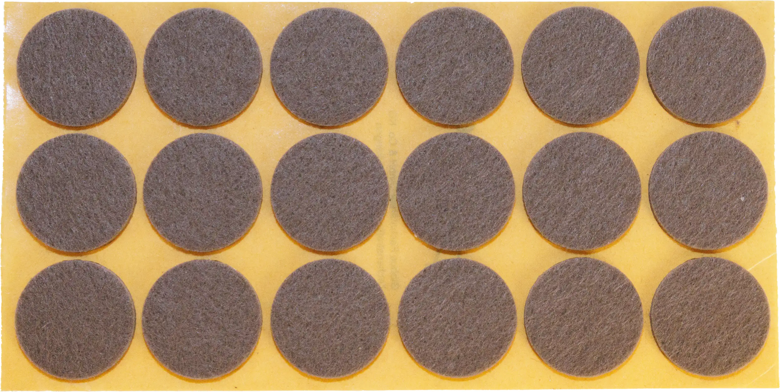 TrendLine Filzgleiter Ø 28 x 2 mm braun 18-Stück