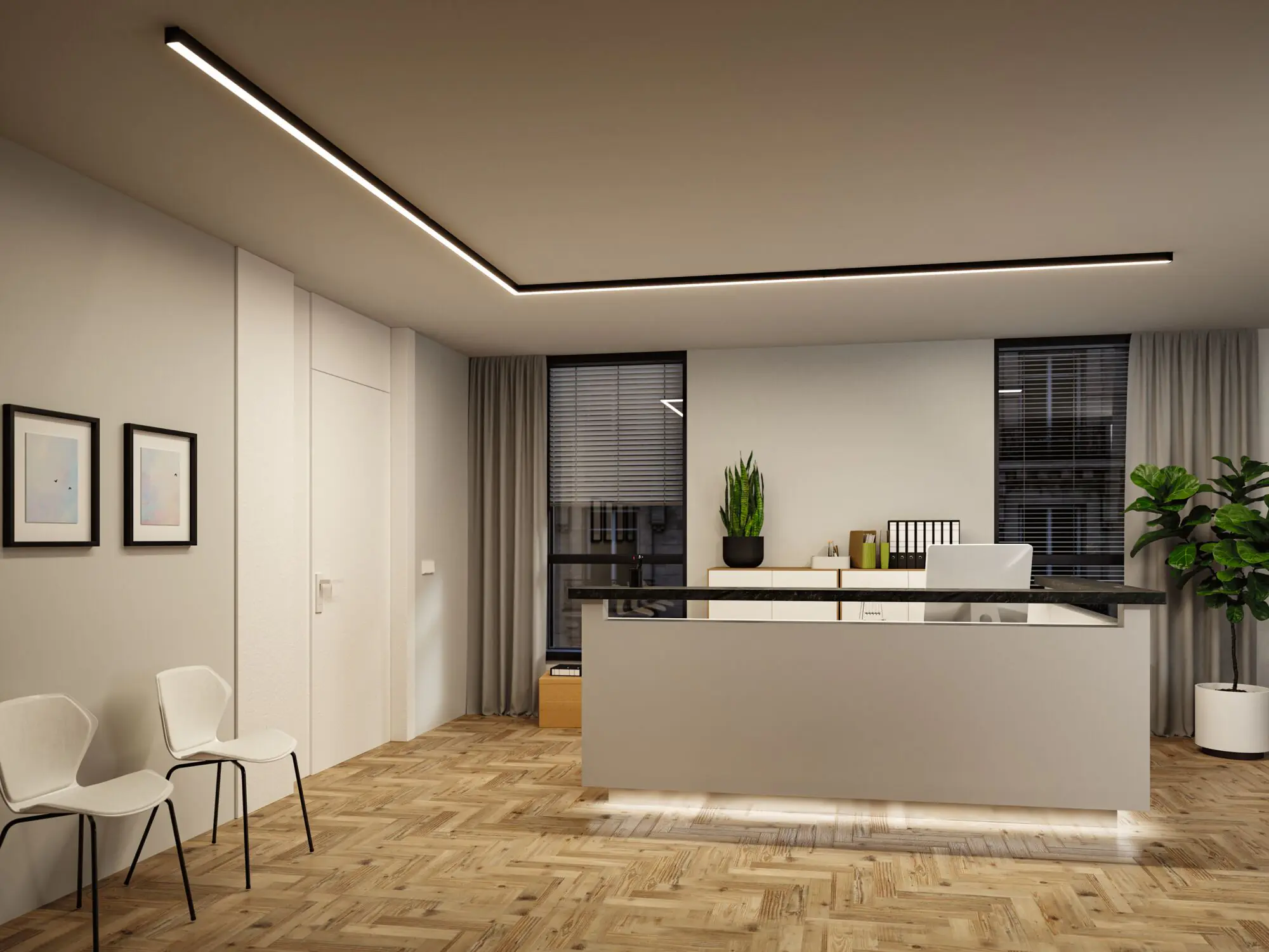 Paulmann Einspeisung für Lichtleiste Linion Power Channel 17 W Aluminium schwarz warmweiß