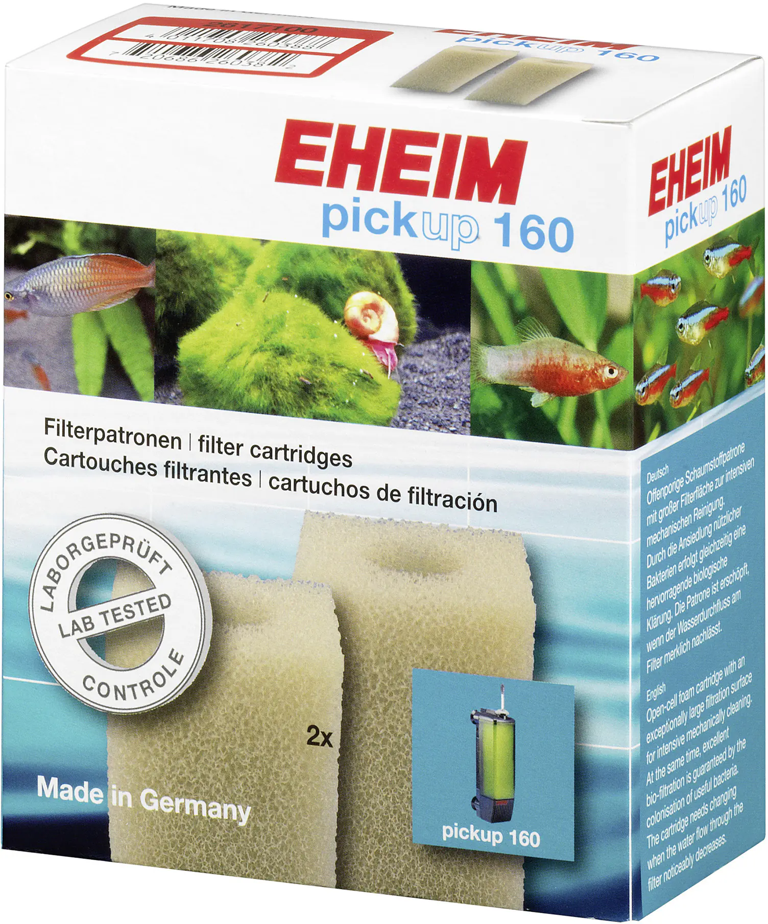 Eheim Filterpatrone für Pickup 160 2 Stück