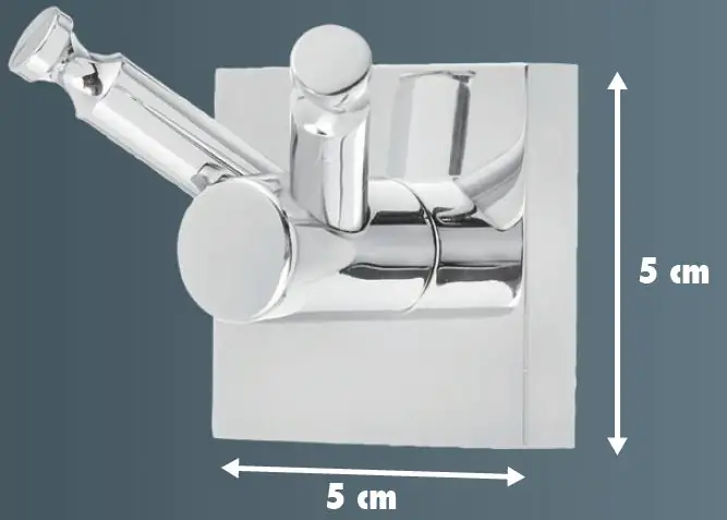 Primaster Multifunktionshaken Classic Cube Edelstahl verchromt Primaster Multifunktionshaken Classic Cube Edelstahl verchromt