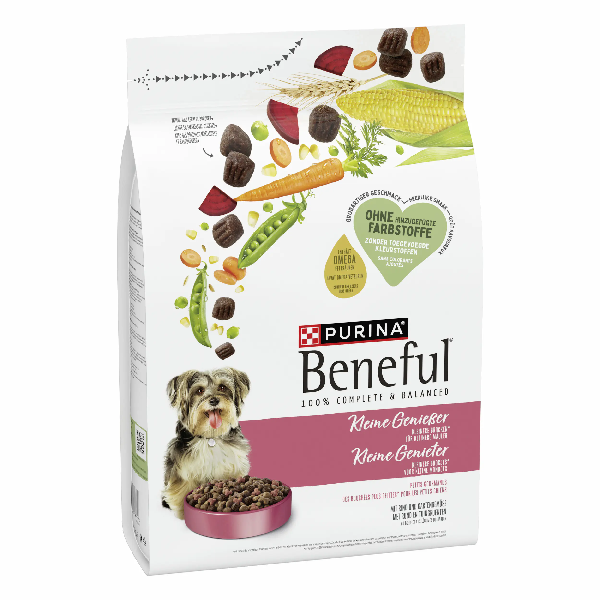 Purina Beneful Hundetrockenfutter Adult Mini 2,8 kg Rind & Gemüse 