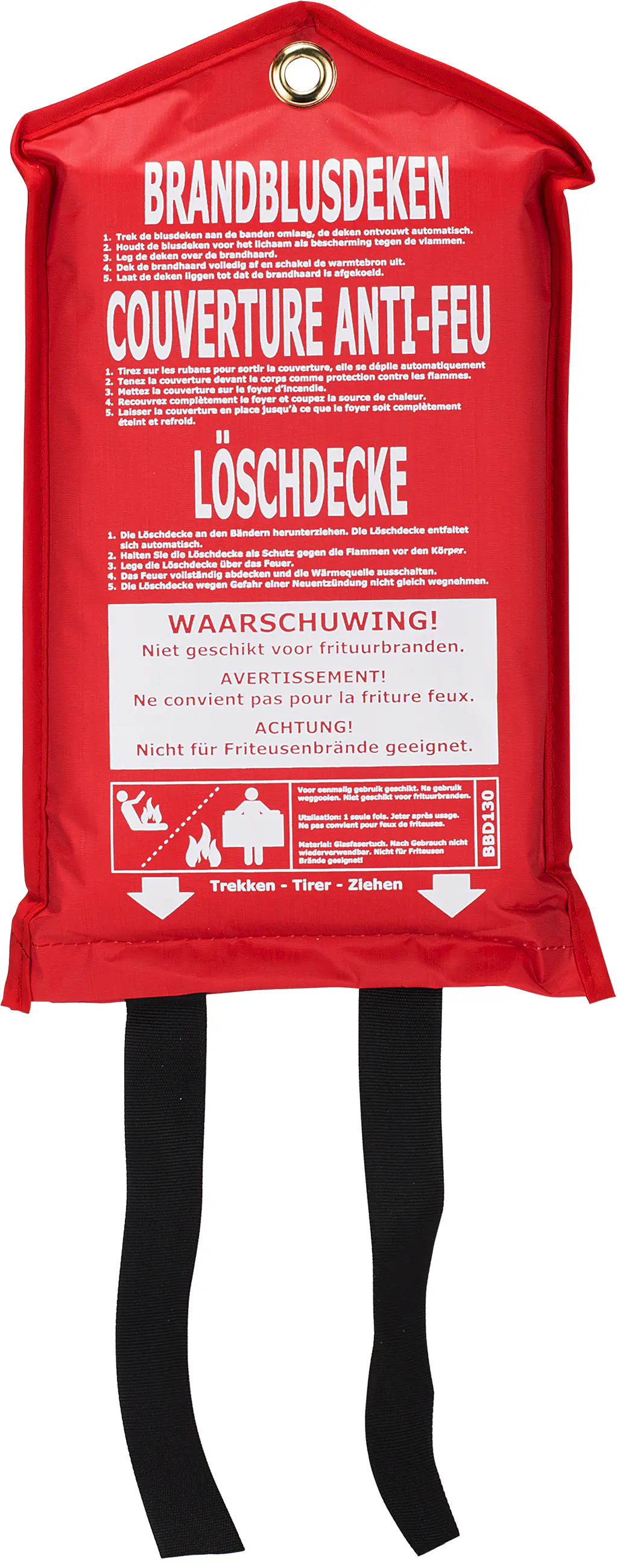 Smartwares Feuerlöschdecke BBD130 Maße: 100 x 100 cm Smartwares Feuerlöschdecke BBD130 Maße: 100 x 100 cm