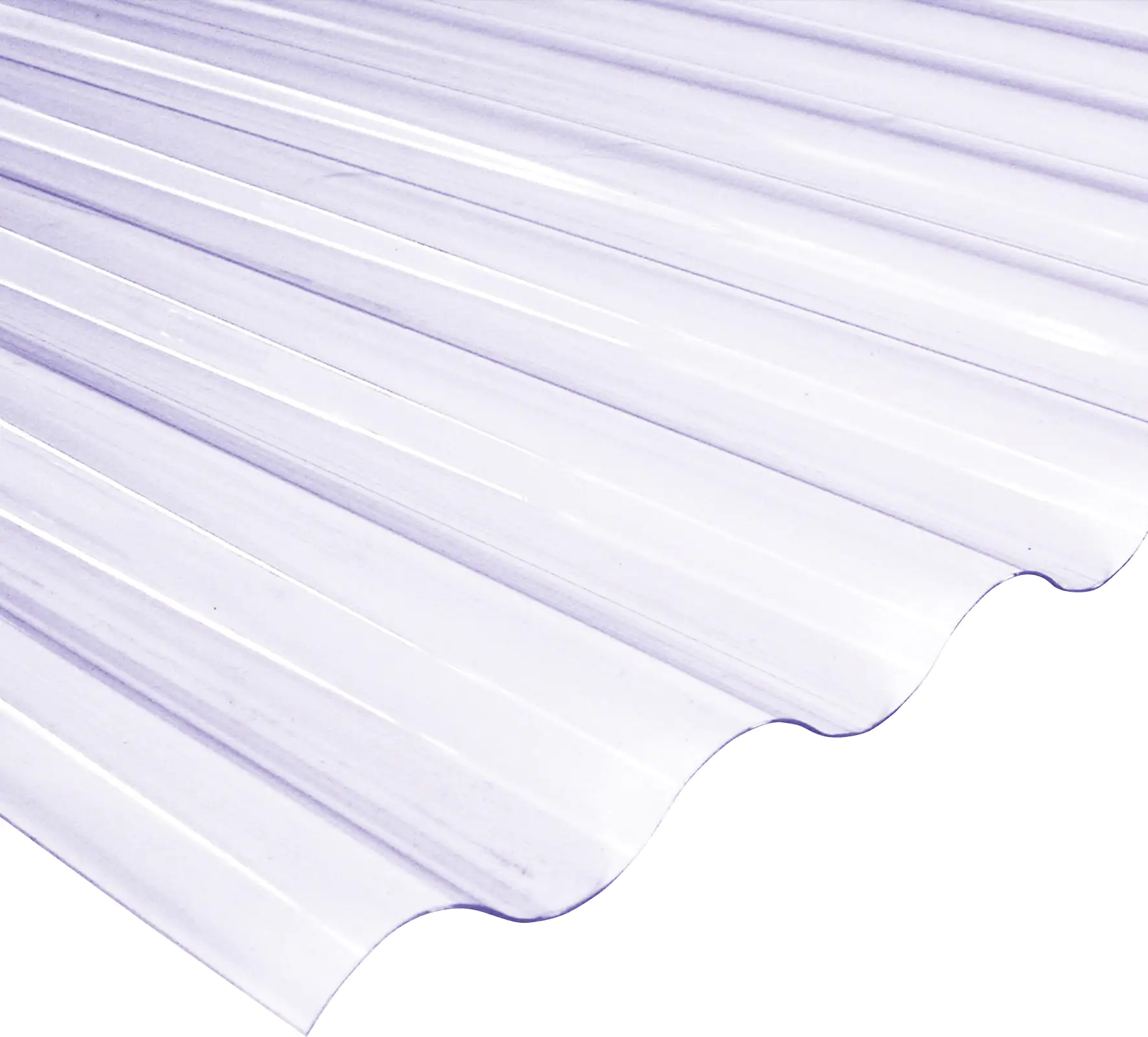 PVC-Wellplatte 76/18 120 x 80 cm 0,8 mm klar