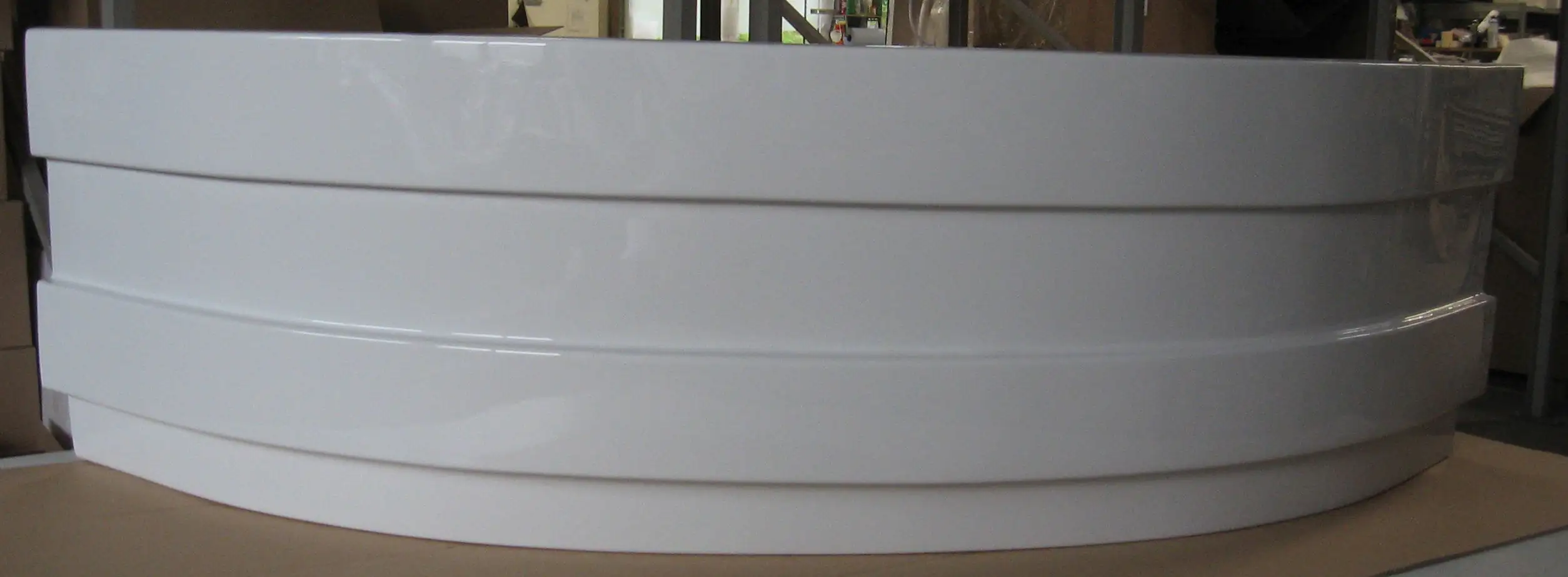 Ottofond Acrylschürze Siam 225 x 58 cm, weiß