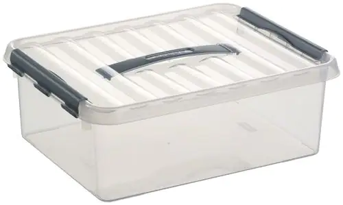 Sunware Aufbewahrungsbox 12L transparent 40 x 30 x 14 cm Sunware Aufbewahrungsbox 12L transparent 40 x 30 x 14 cm
