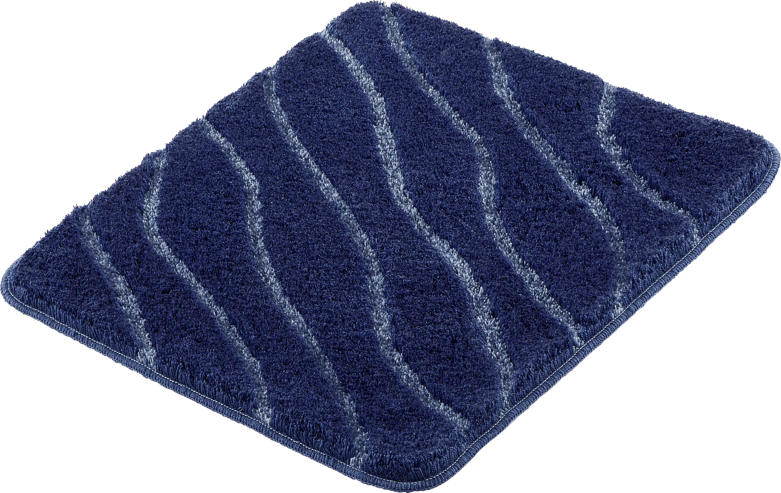 Kleine Wolke Badteppich Tram Mare blau Polyacryl 55 x 65 cm