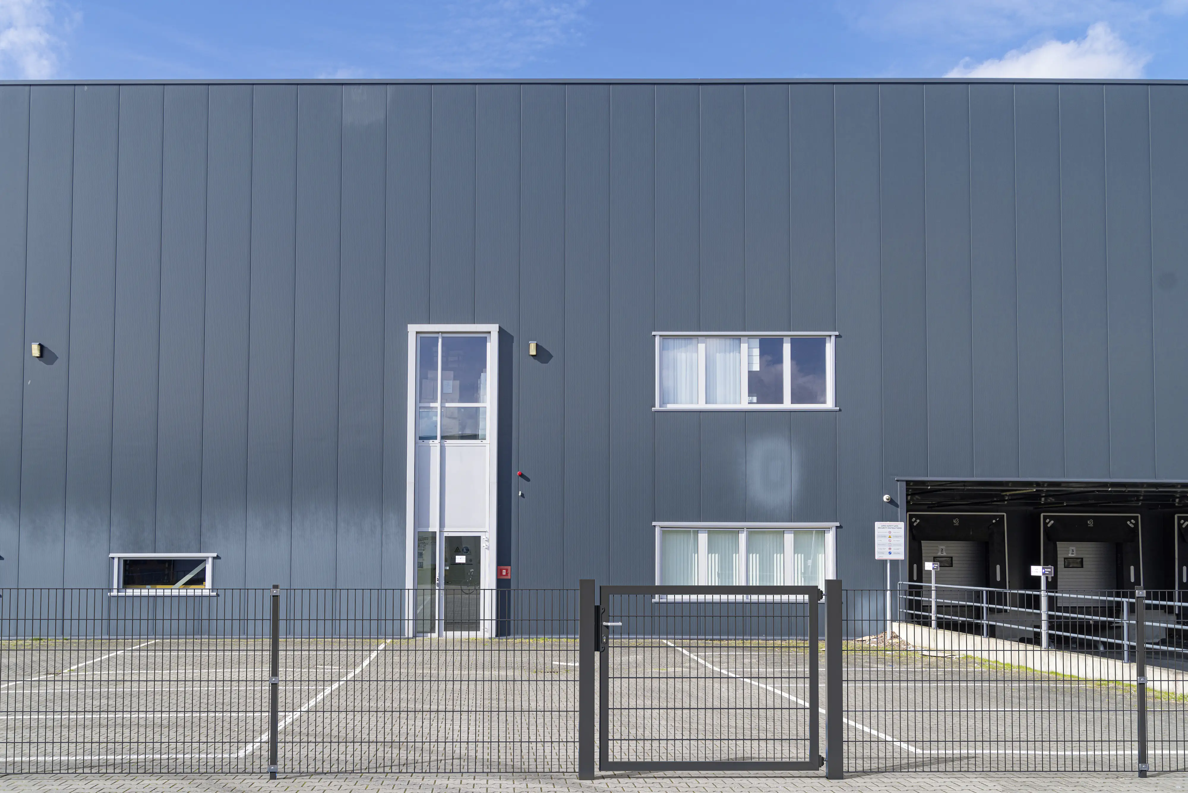 4004338662332_2604084 Alberts Einzeltor Flexo Plus anthrazit 100 x 80 cm