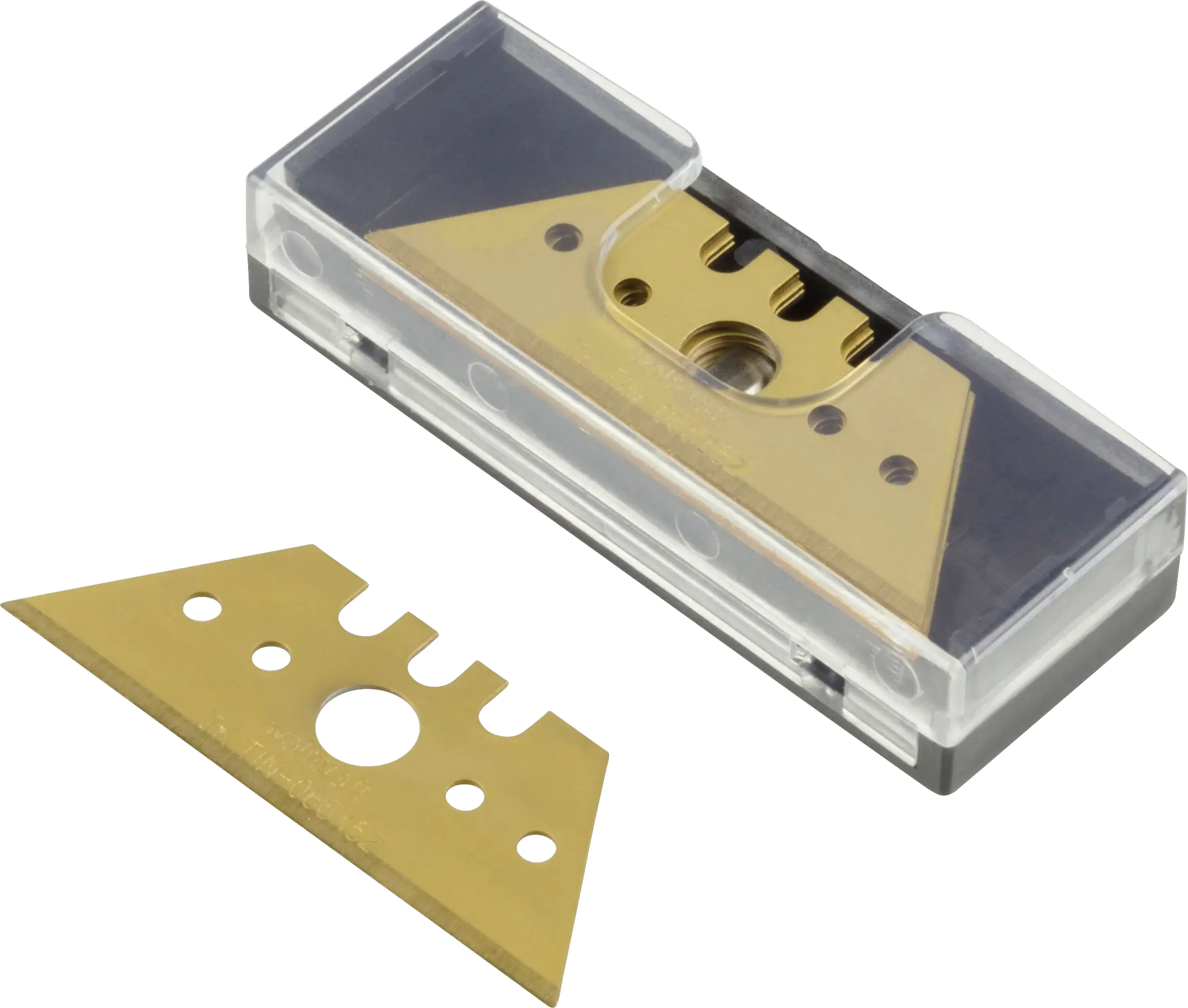 Wolfcraft Trapezklingenset Profi - 5 Stück TiN beschichtet Wolfcraft Trapezklingenset Profi - 5 Stück TiN beschichtet