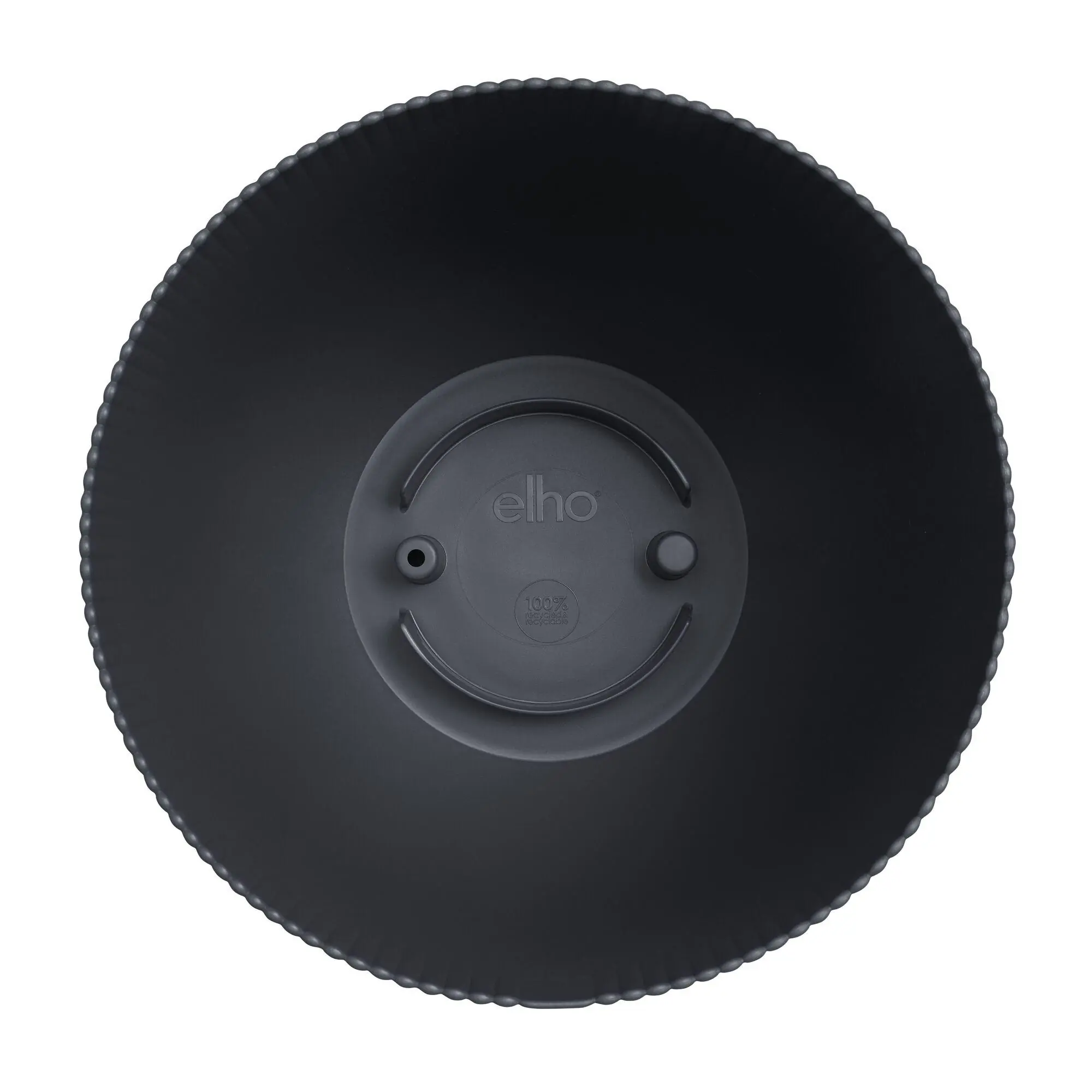 Elho Übertopf Sereh Kunststoff Ø 25 x 21 cm anthrazit