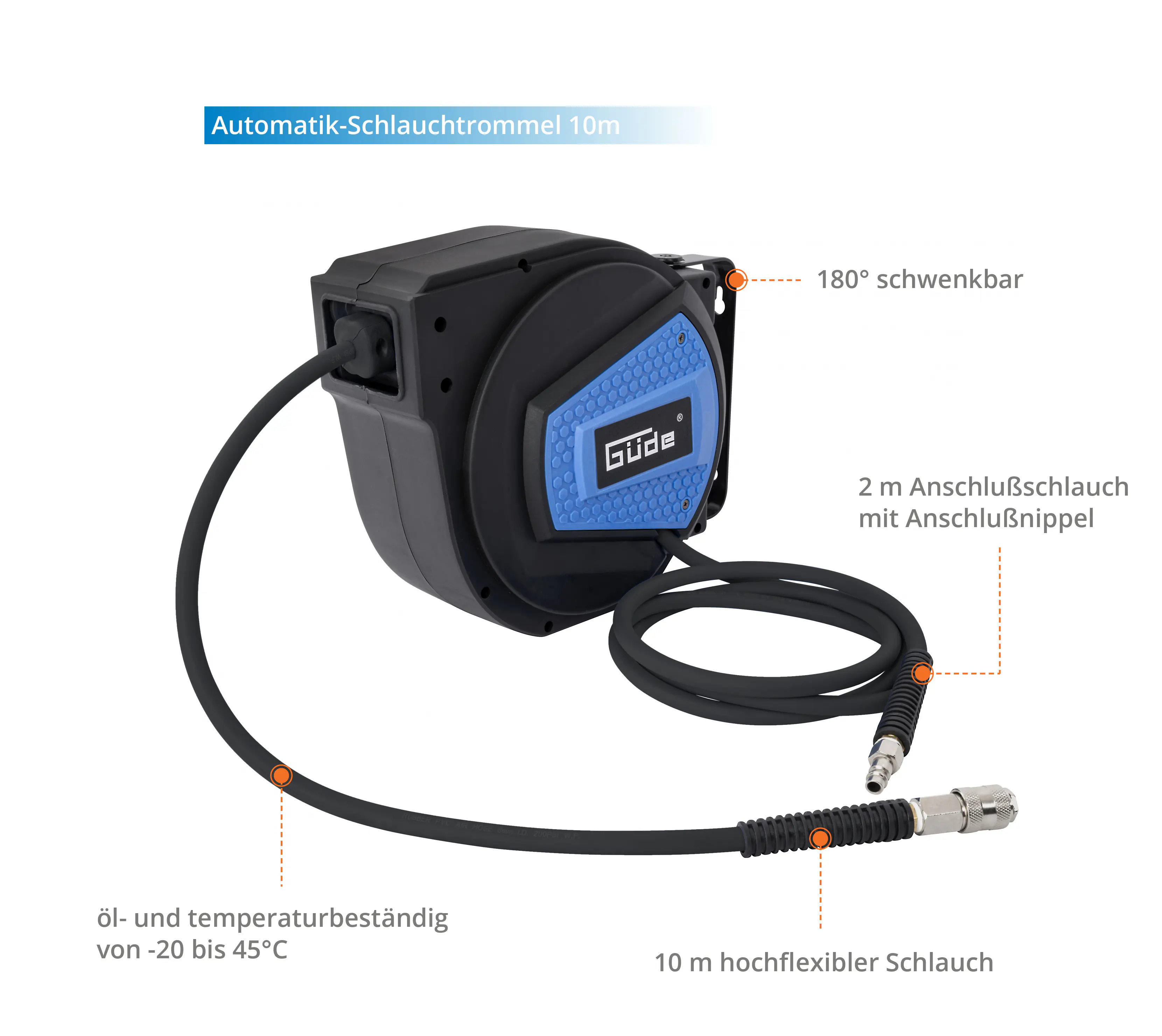 Güde Automatikschlauchtrommel 10 m