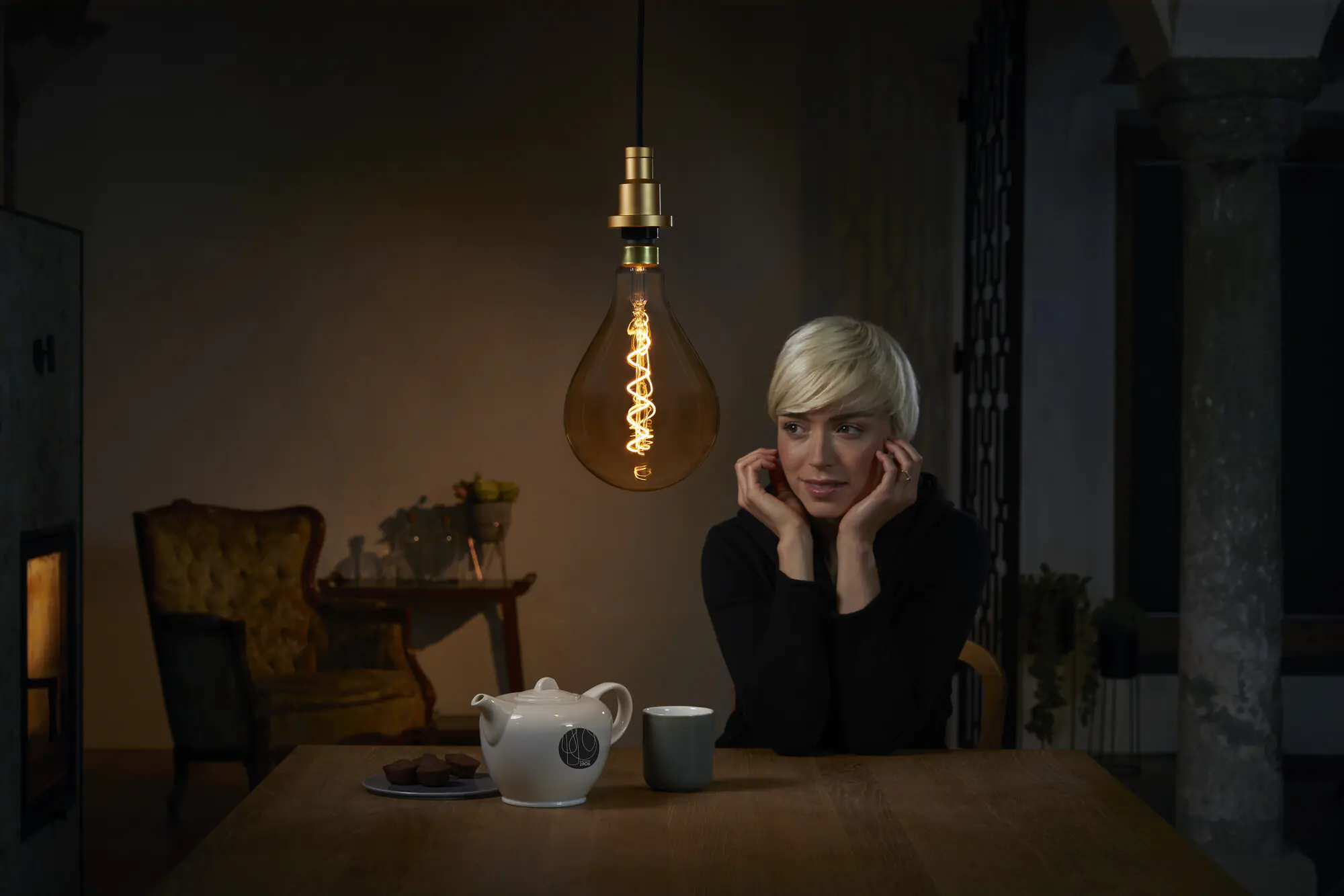 Osram LED Leuchtmittel Vintage 1906 E27 4W warmweiß, amber