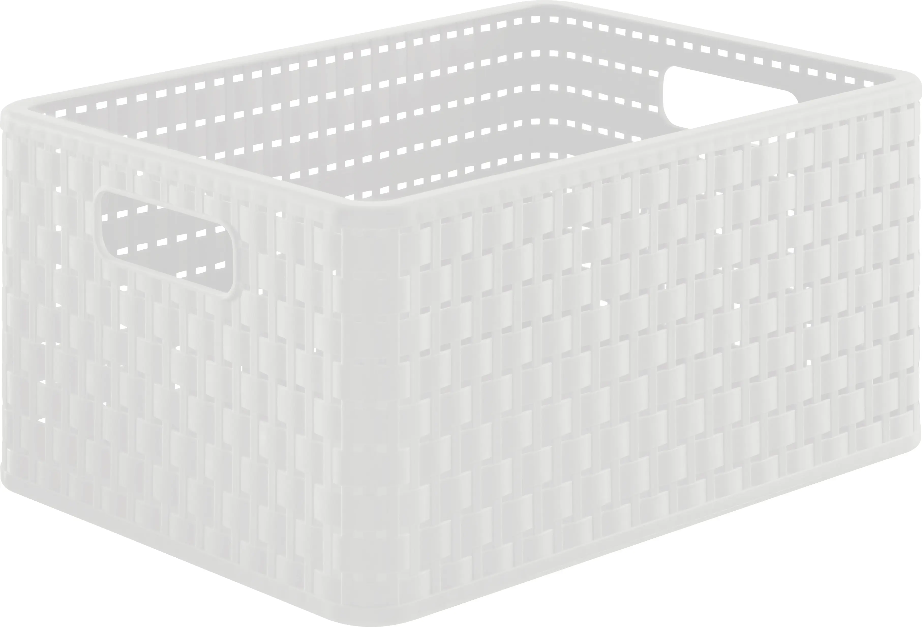 Rotho Korb Country A4, 18 L mistletoe weiß