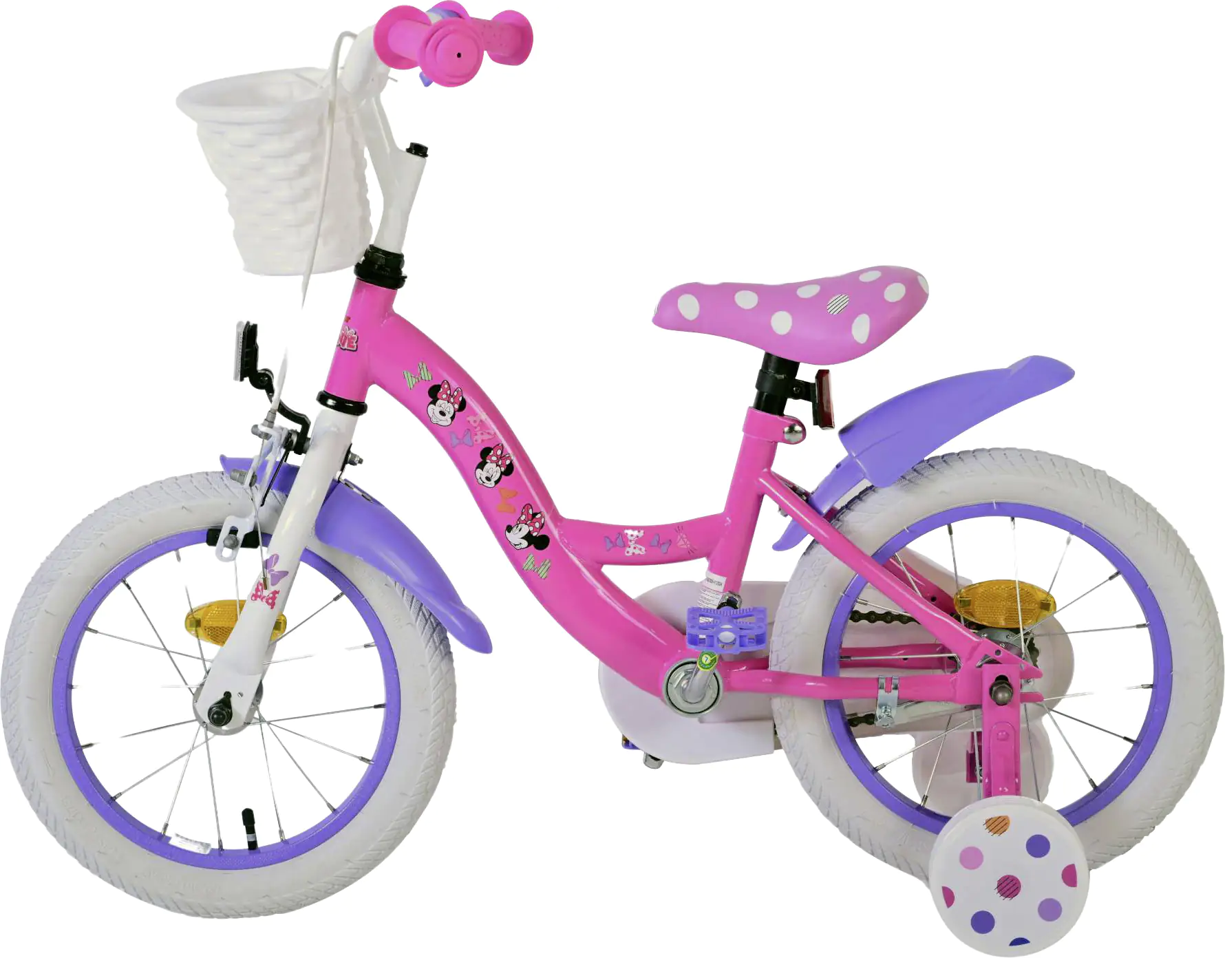 Disney Kinderfahrrad Minnie Cutest Ever 14 Zoll pink